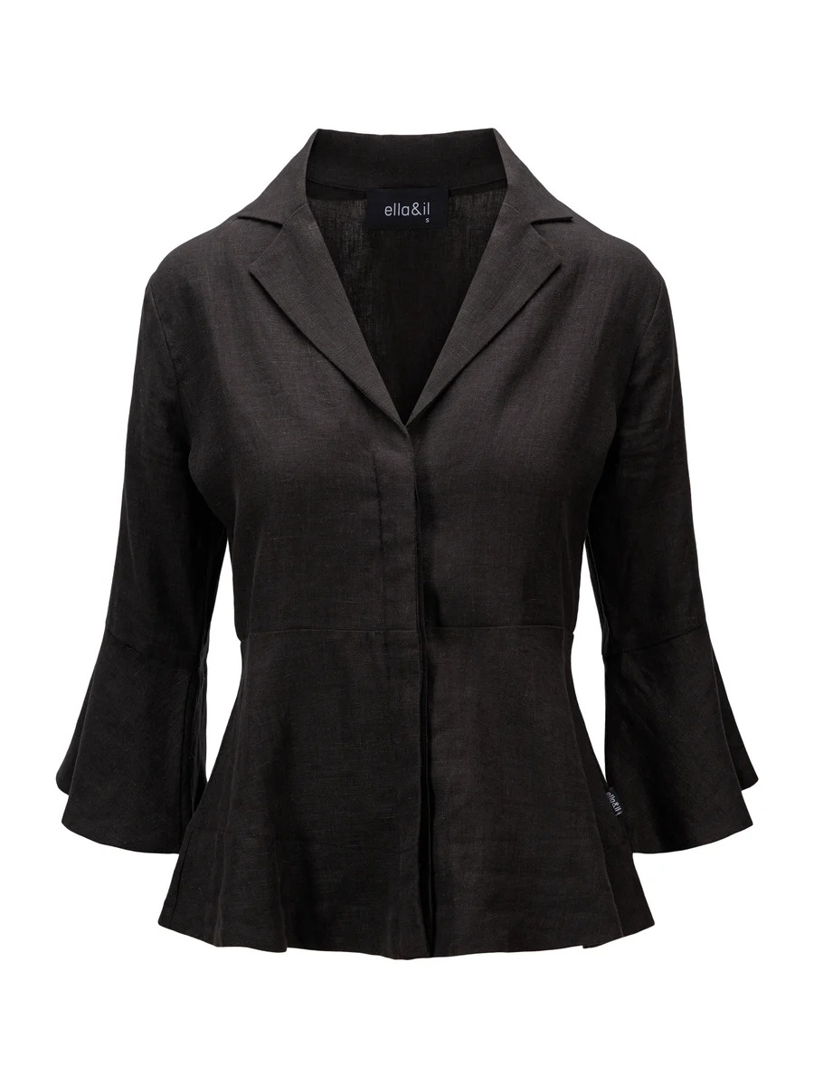 Ella & il - Guro Lin Skjorte - Black