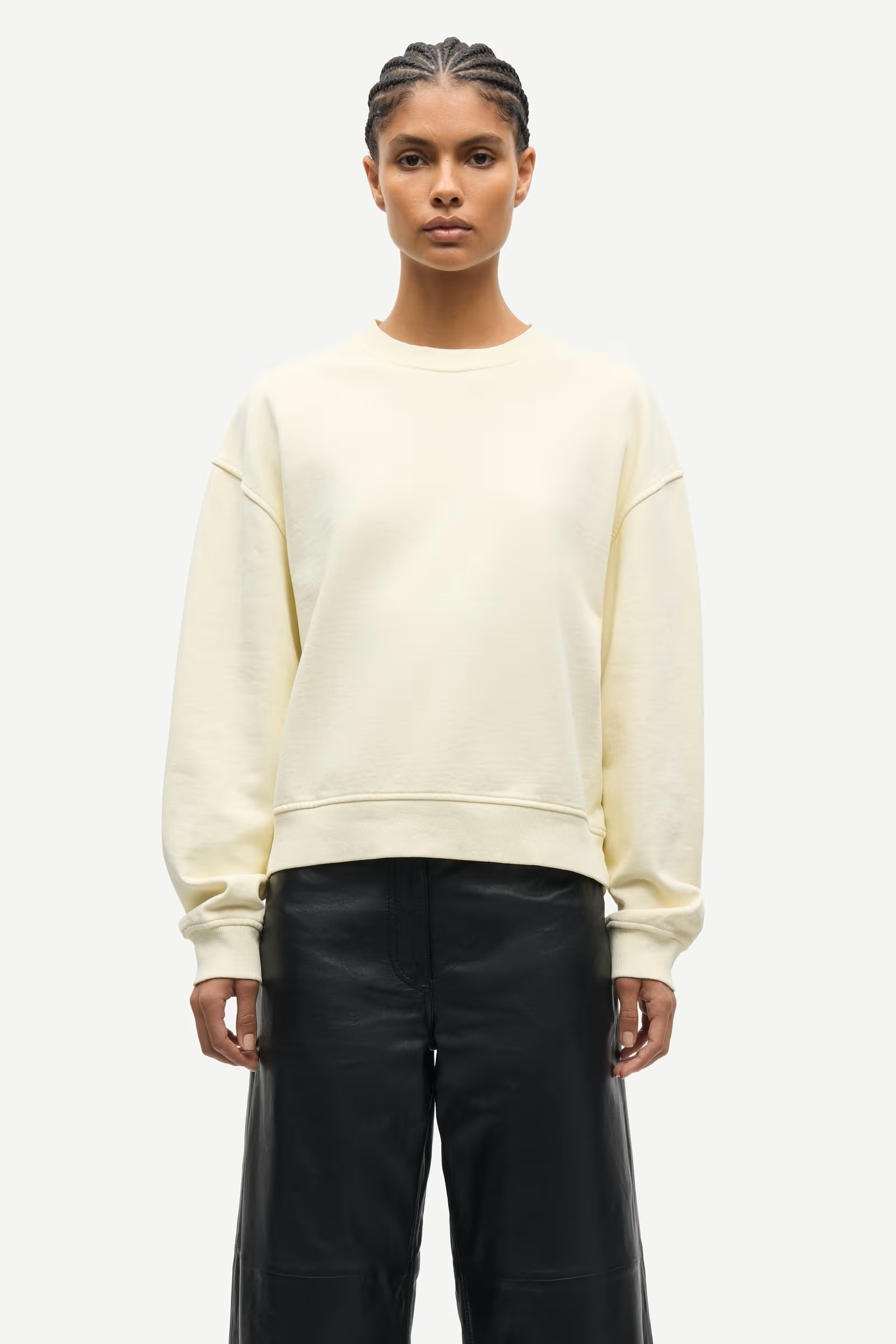 Samsøe - Savan College Genser - Ethereal Green