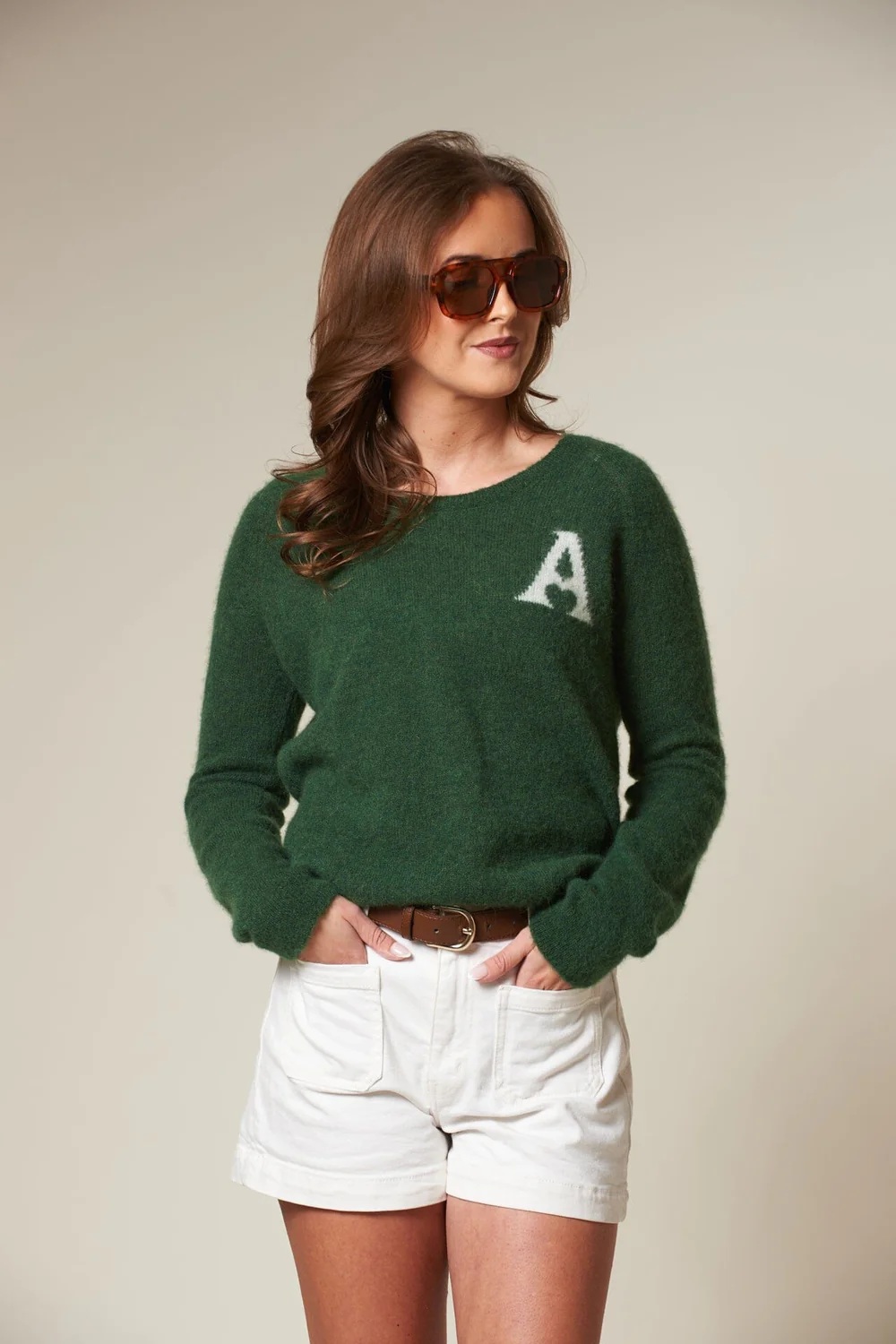 Arnie says - Fiona Heart Genser - Ivy Green