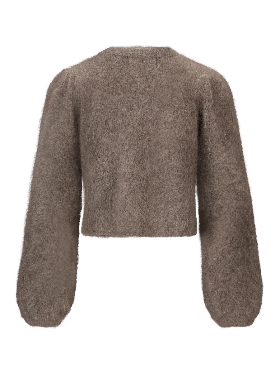 Ella & il - Amelia Chunky Cardigan - Brown - Bilde 4