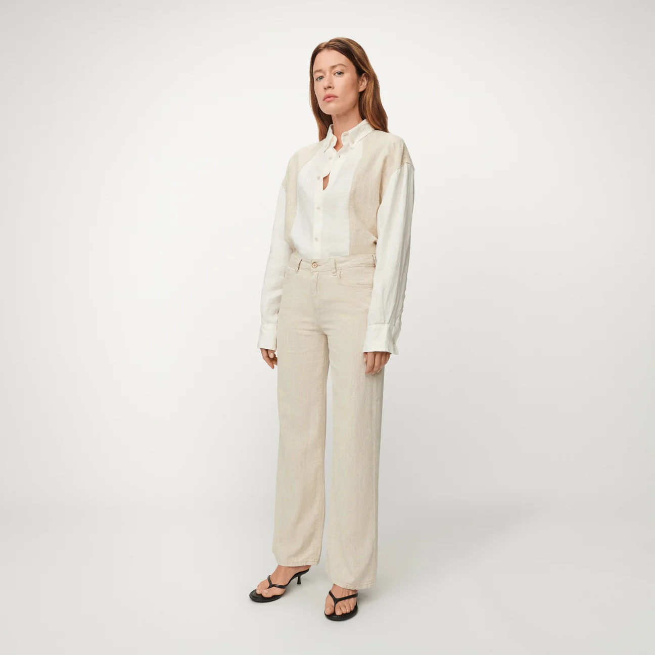 Lois - Culotte Lin Bukse - Natural Linen - Bilde 3