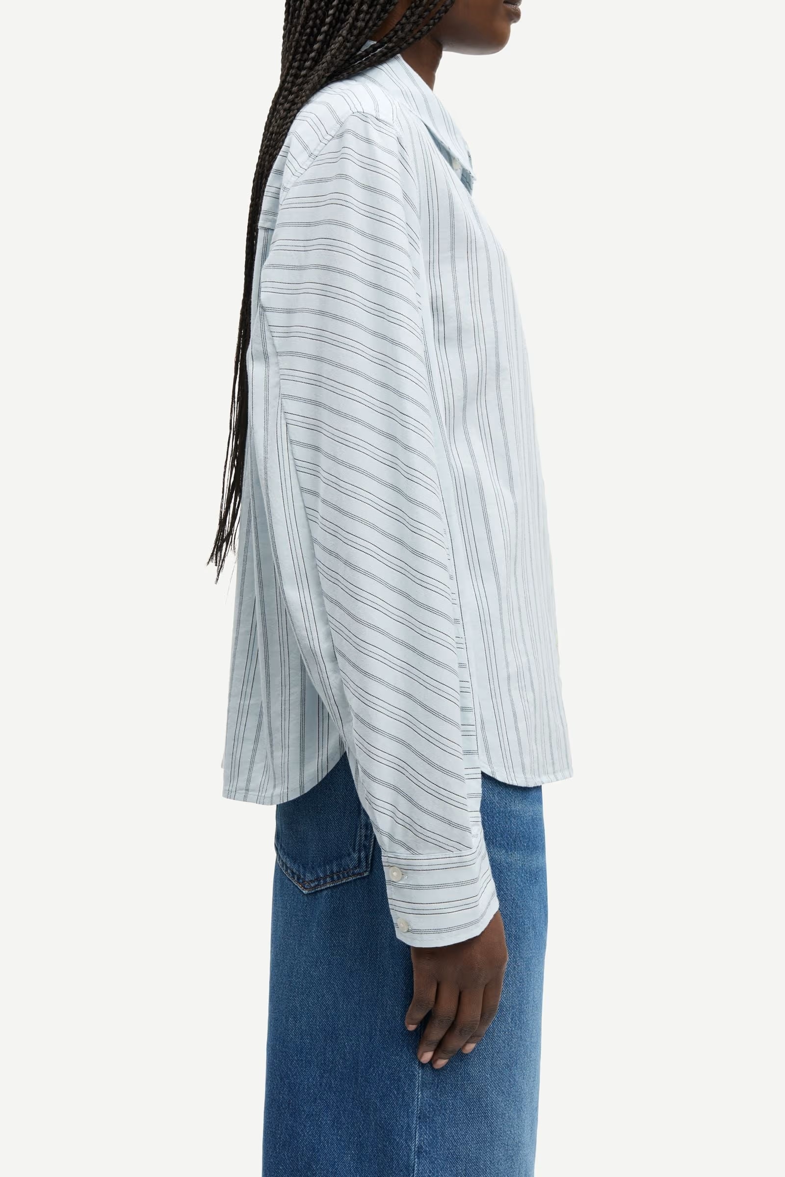 Samsøe - Sarebecca Shorts - Fluid Denim - Bilde 9