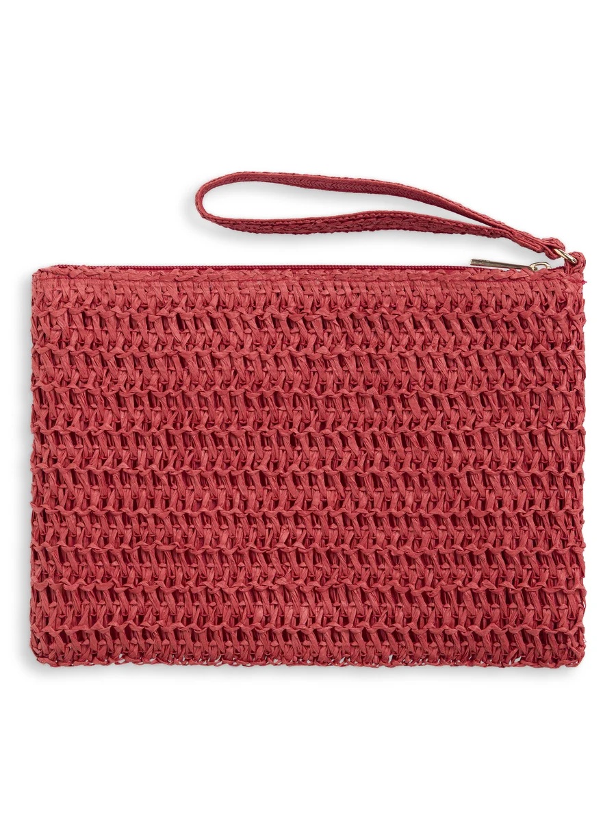 Ella & il - Mim Strå Clutch - Red - Bilde 5