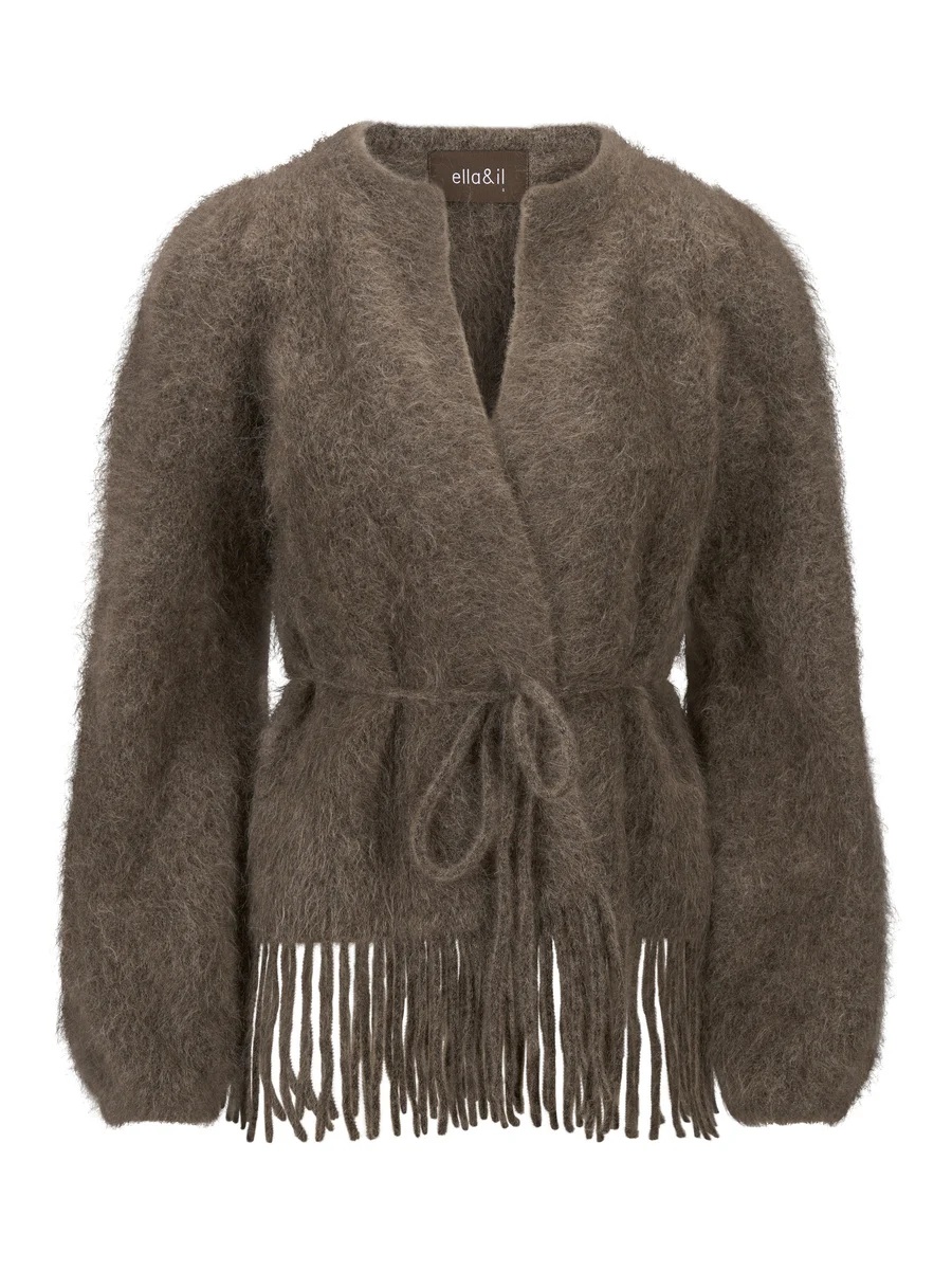 Ella & il - Fidele Chunky Cardigan - Brown - Bilde 2