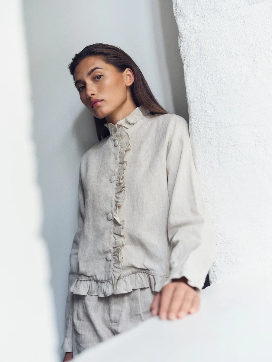 Ella & il - Betty Lin Jakke - Beige Mel