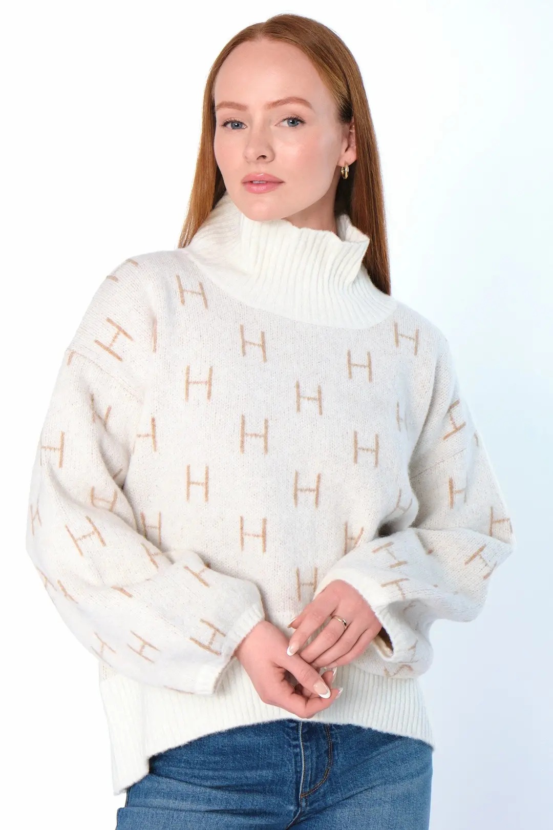 HÉST - Fam Kort Genser - White