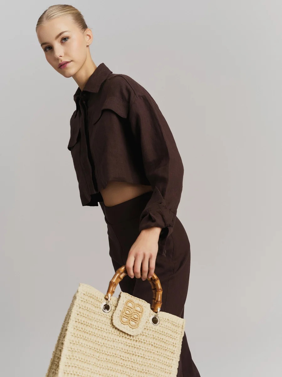 Ella & il - Evelyn Strå Bag - Beige - Bilde 5