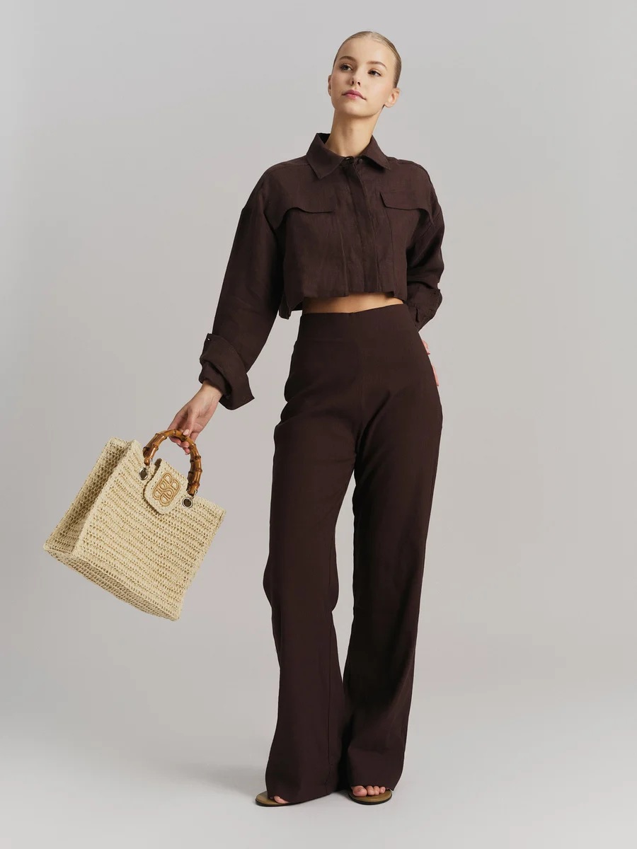 Ella & il - Evelyn Strå Bag - Beige