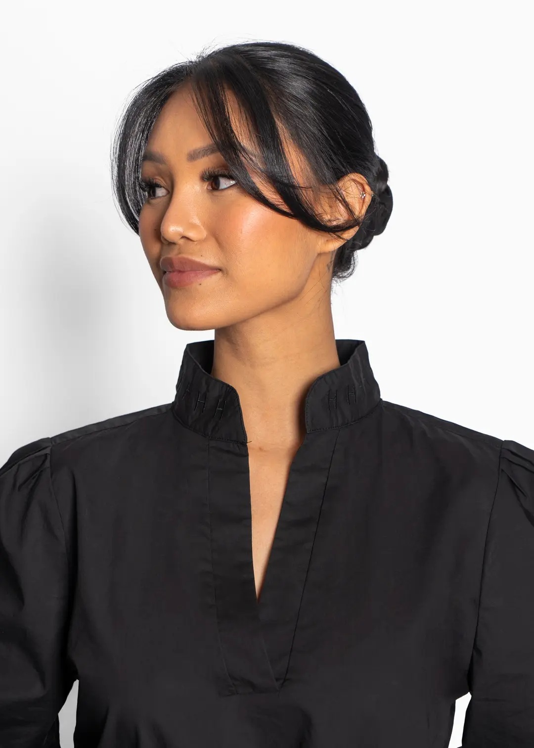 HÉST - Mie Bluse - Jet Black - Bilde 3