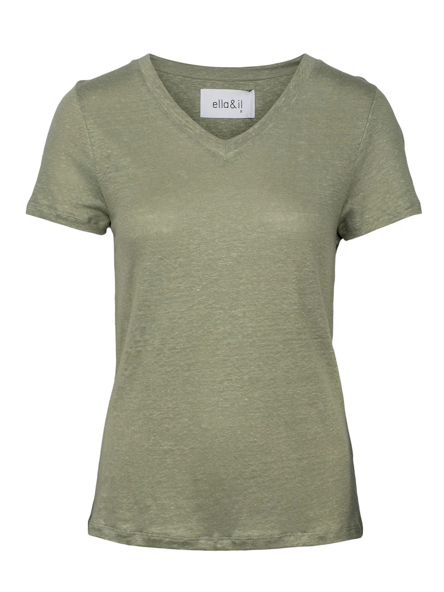 Ella & il - Alethe Lin Tshirt - Green - Bilde 2