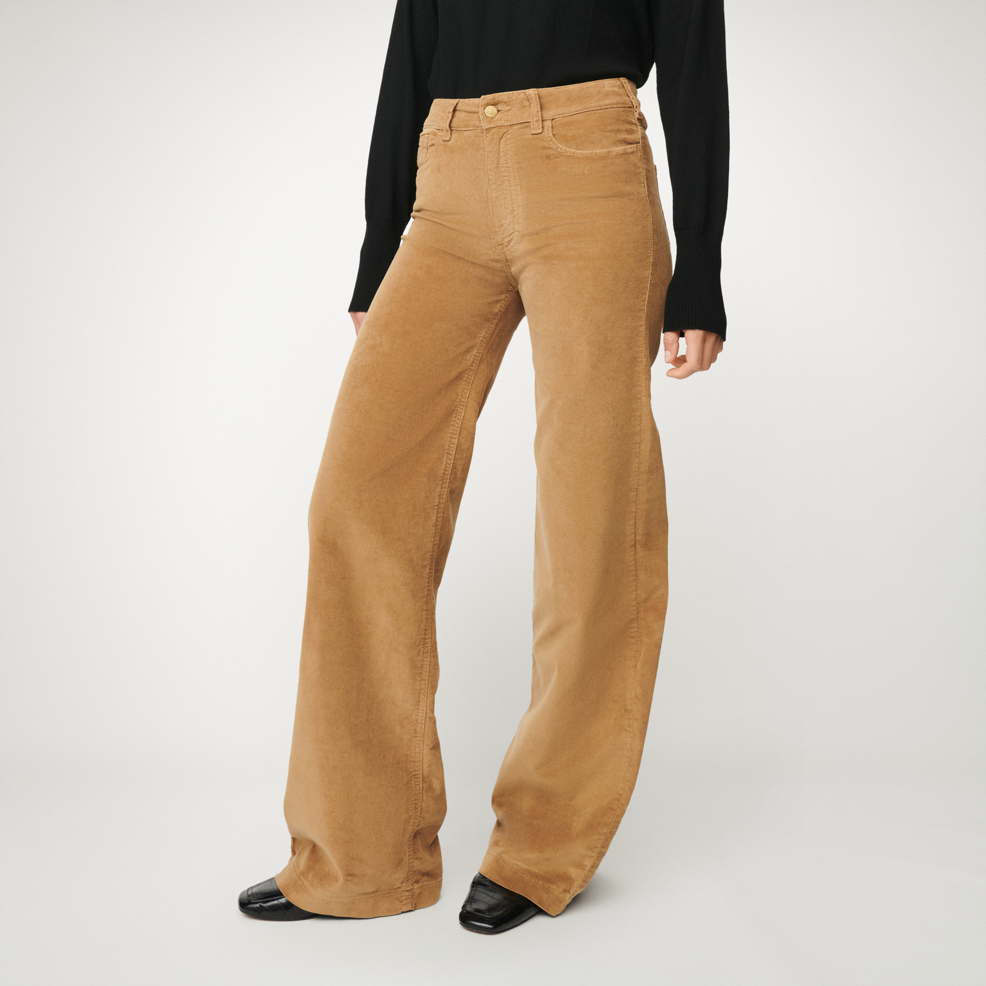 Lois - Palazzo Mistral Cord Bukse - Tobacco Brown - Bilde 3