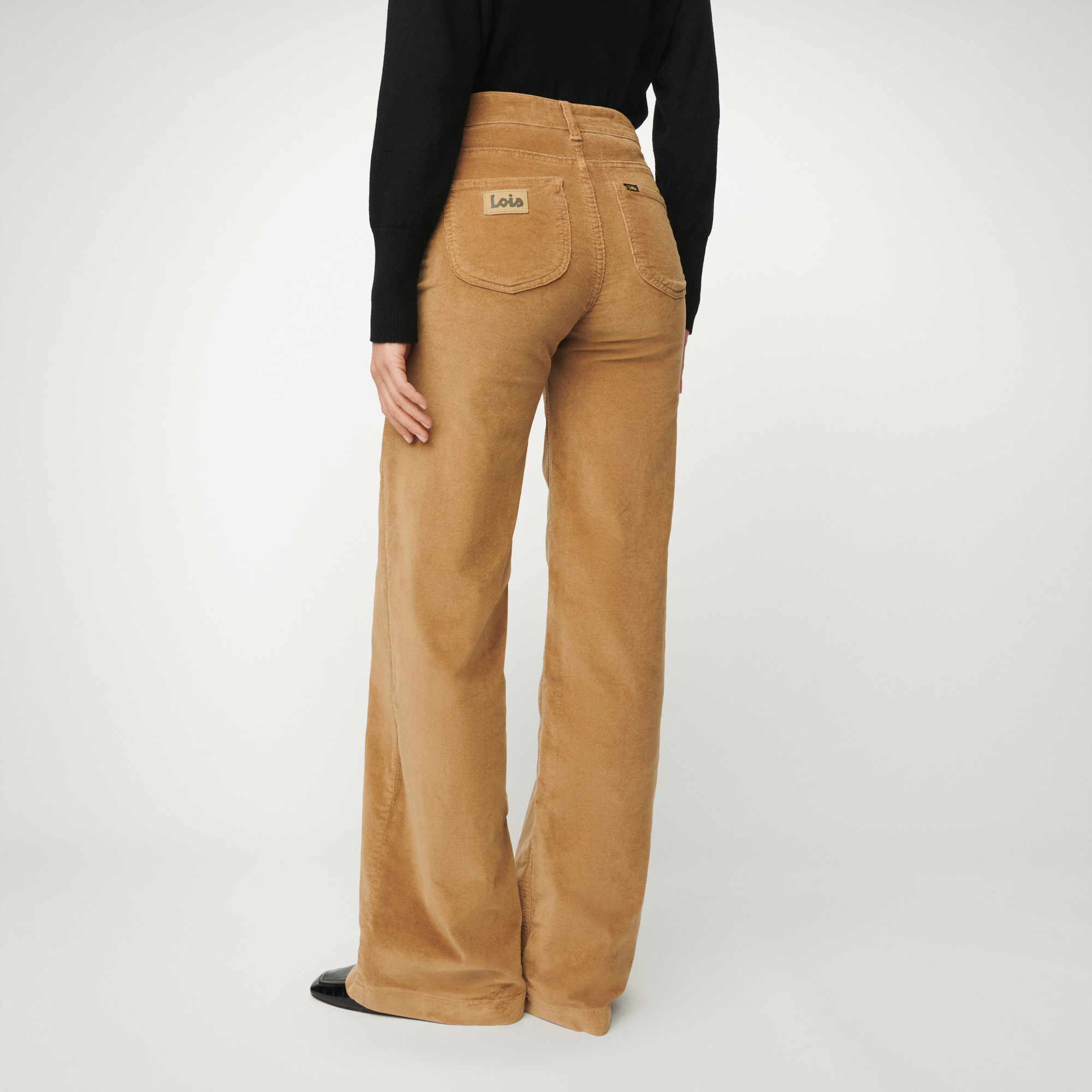 Lois - Palazzo Mistral Cord Bukse - Tobacco Brown - Bilde 2