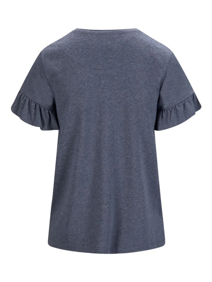 Ella & il - Lara Tshirt - Denim Blue - Bilde 2