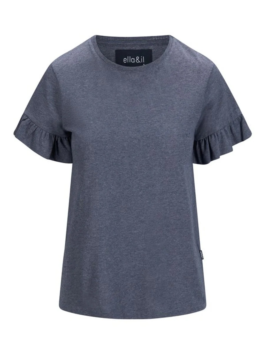Ella & il - Lara Tshirt - Denim Blue