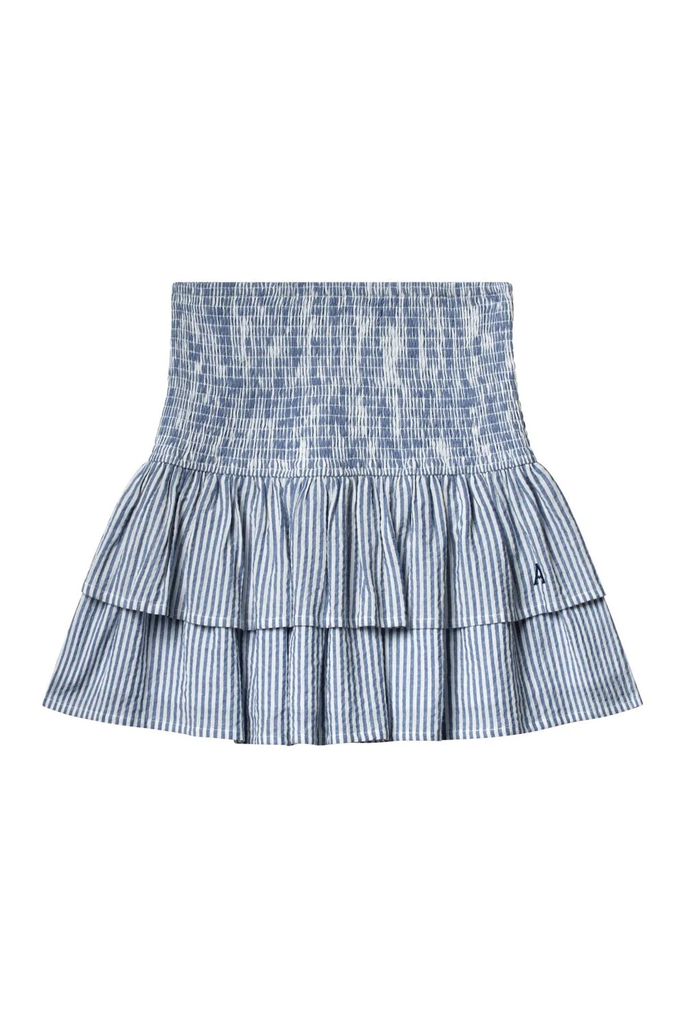 Arnie says - Sorrento Seersucker Stripe Skjørt - Navy/White - Bilde 3