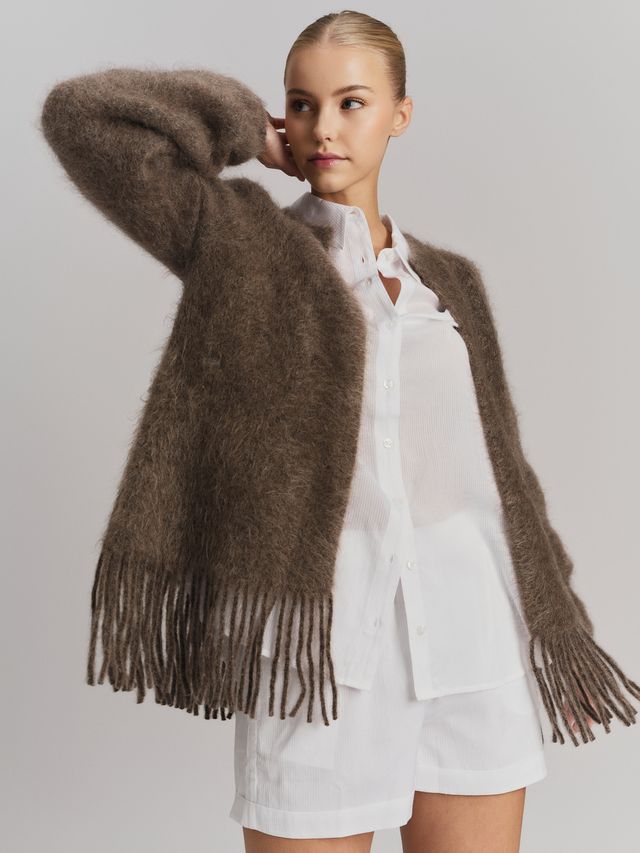 Ella & il - Fidele Chunky Cardigan - Brown