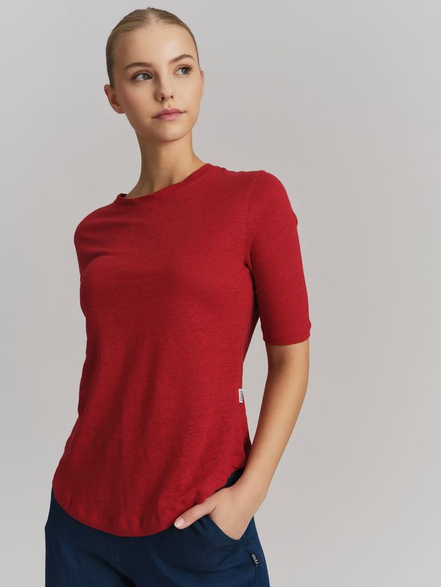 Ella & il - Karina Lin Tshirt - Red - Bilde 2