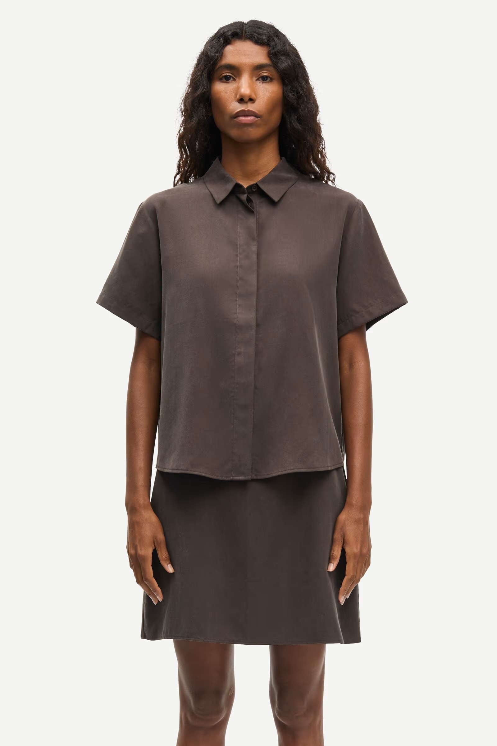 Samsøe - Mina Skjorte - Mulch