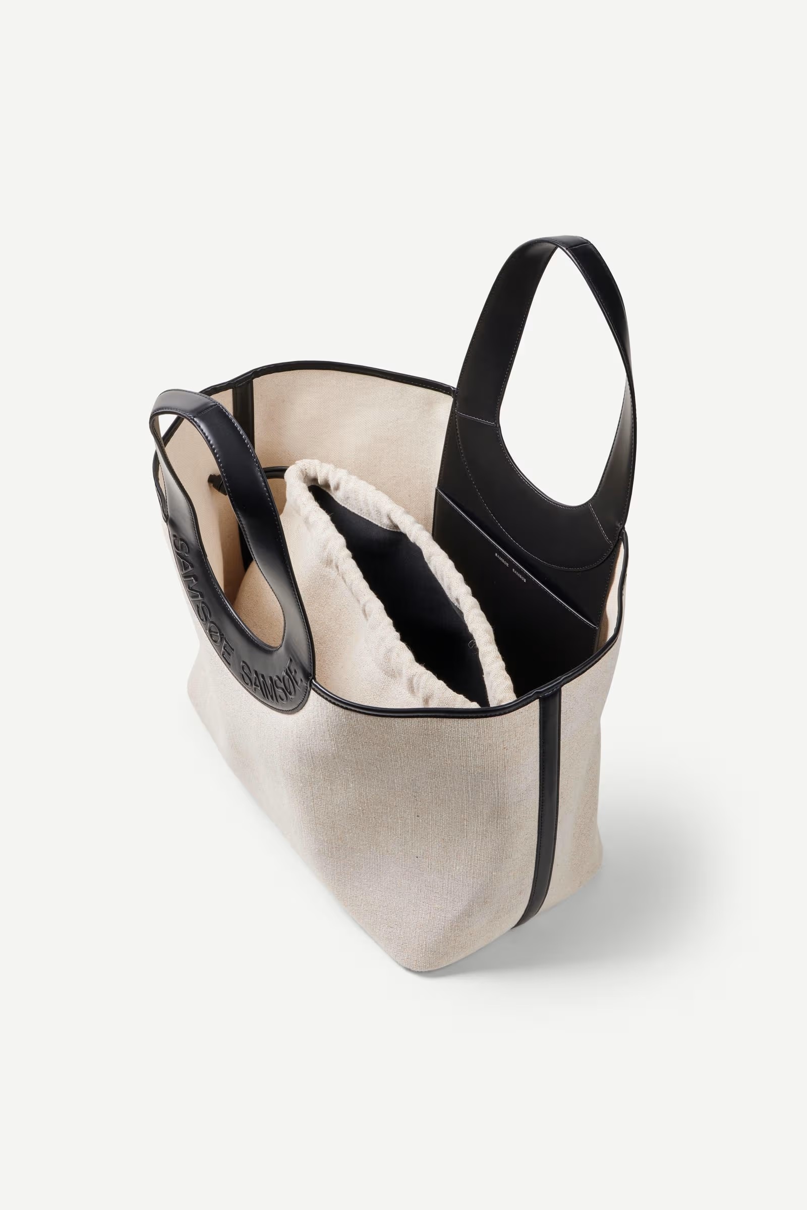Samsøe - Saberta Beach Bag - Bone White - Bilde 5