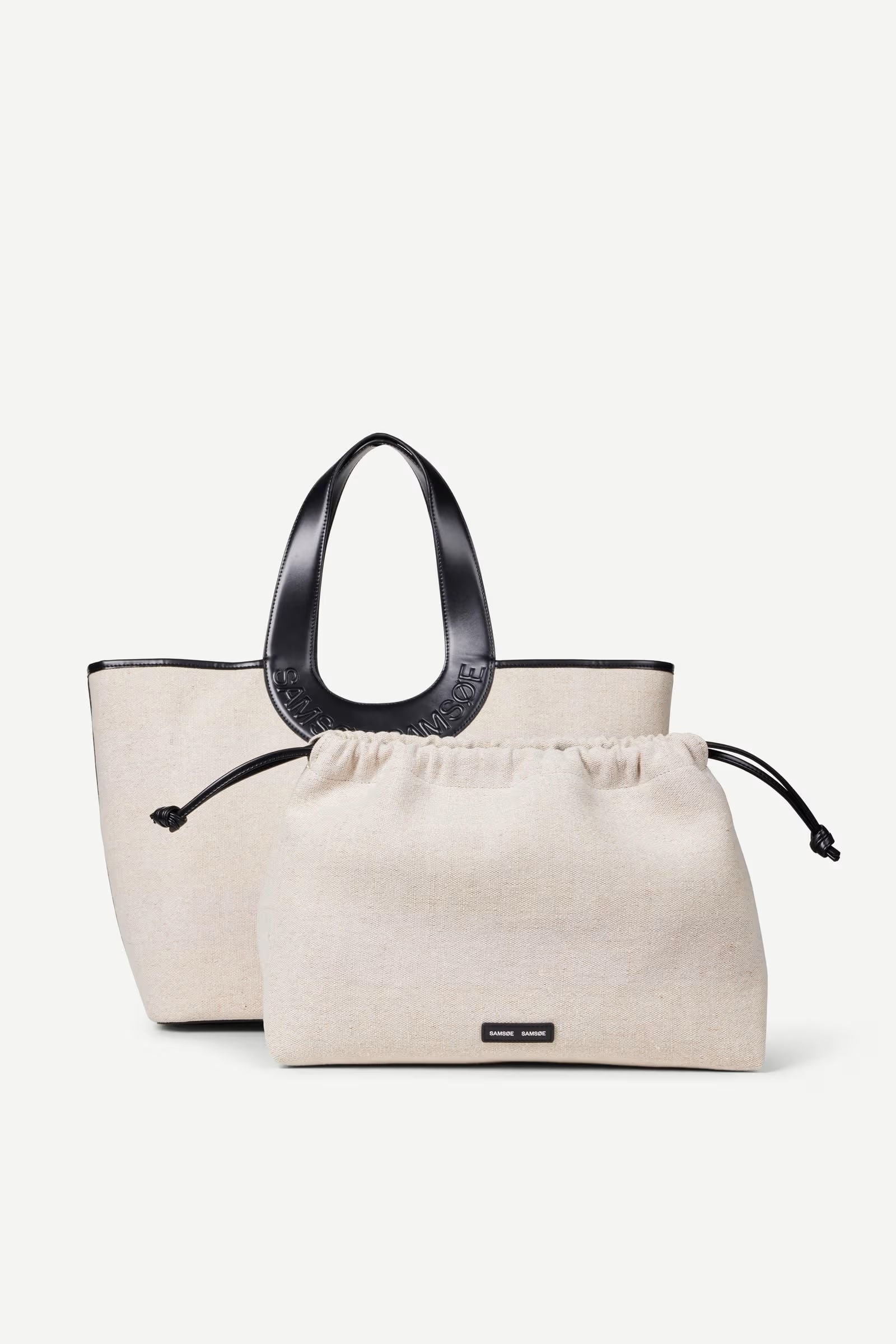 Samsøe - Saberta Beach Bag - Bone White - Bilde 2