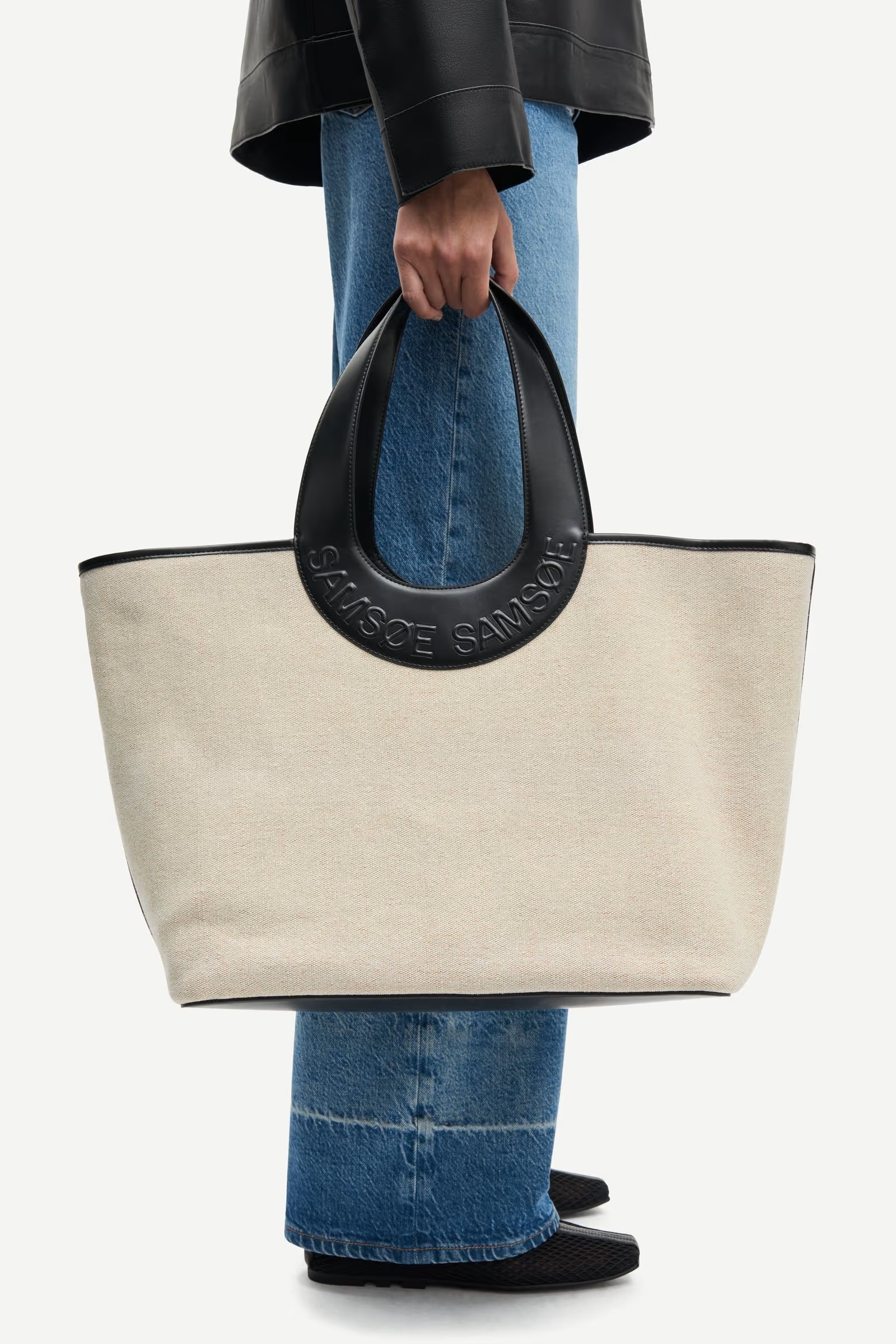Samsøe - Saberta Beach Bag - Bone White