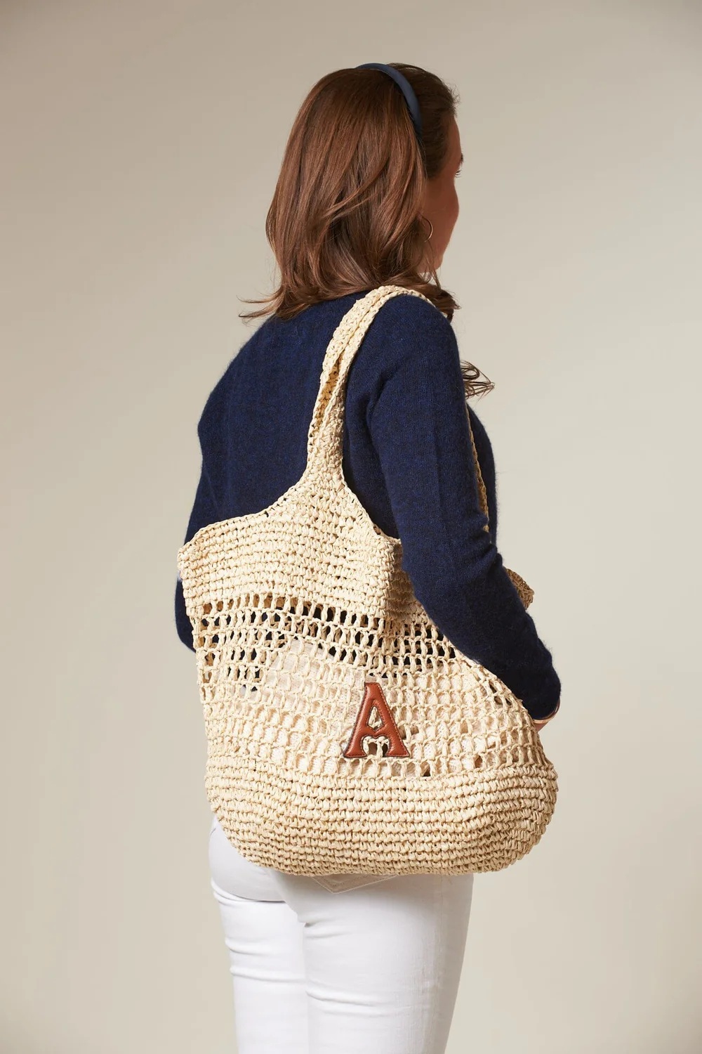 Arnie says - Raffia Tote Veske - Ecru - Bilde 2