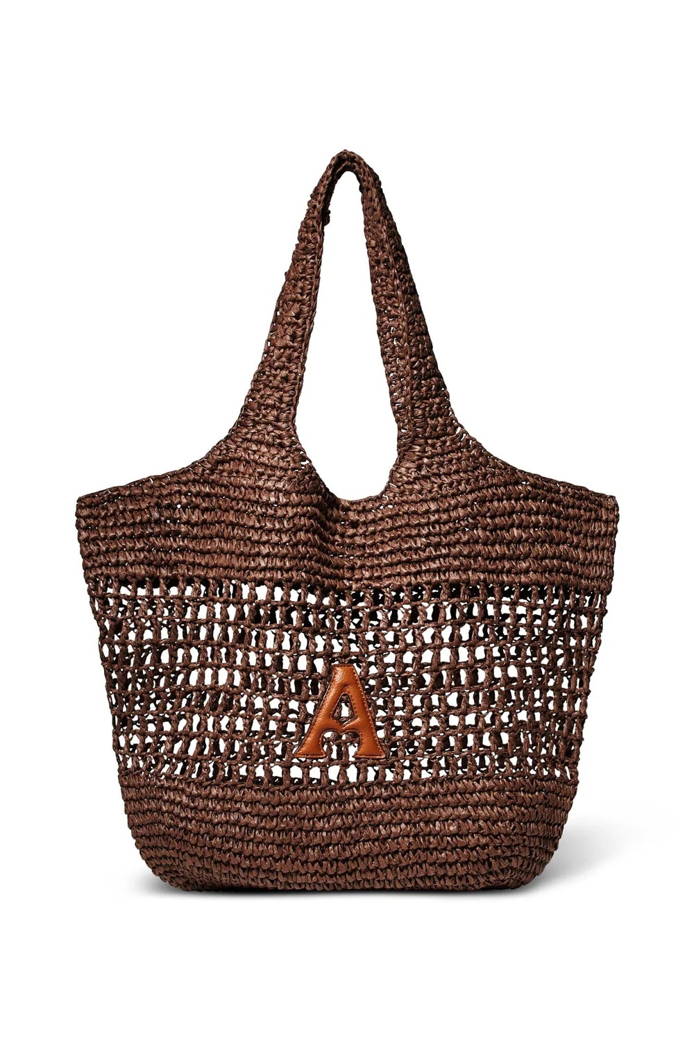 Arnie says - Raffia Tote Veske - Brown