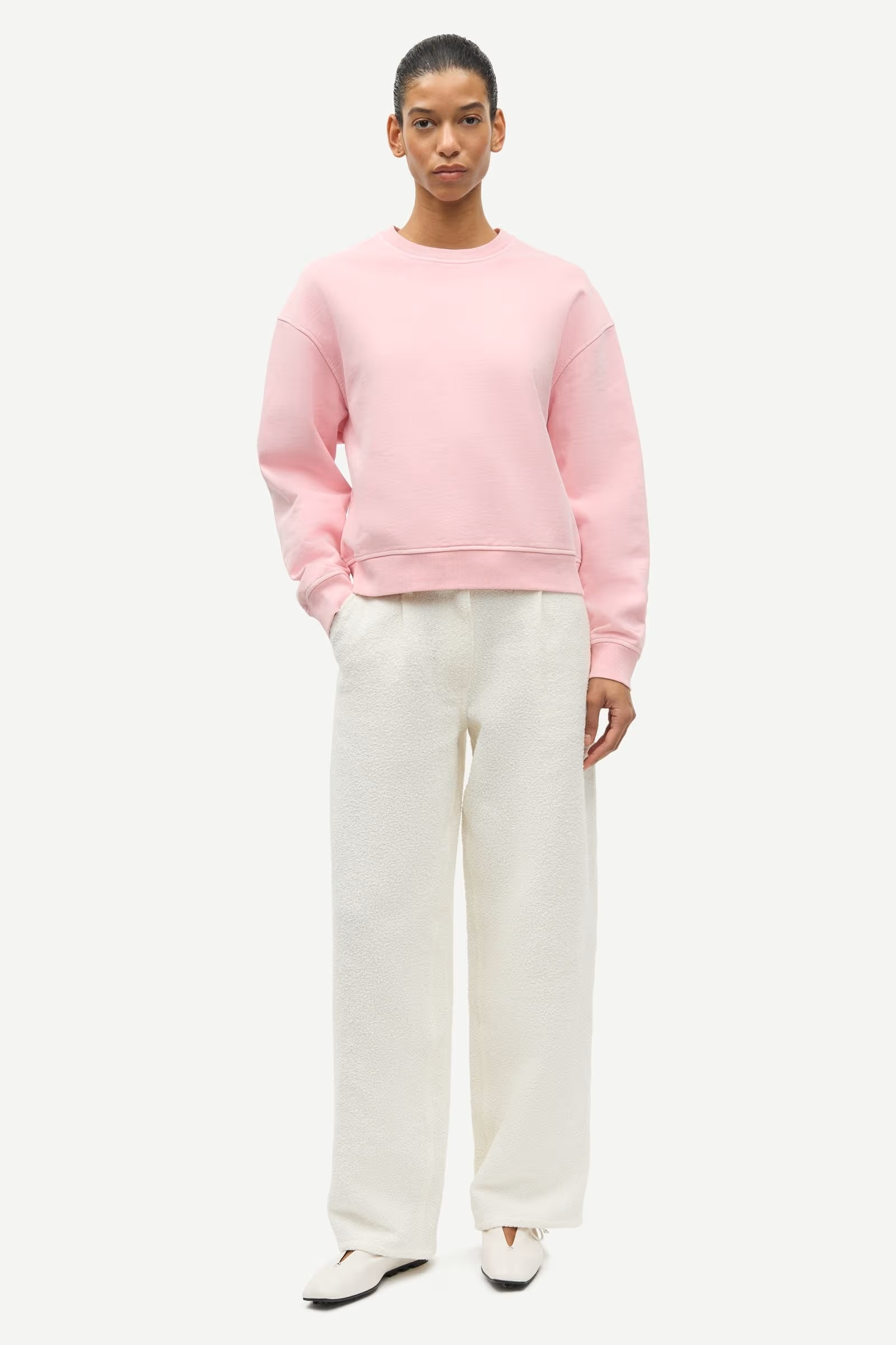Samsøe - Savan Collegegenser - Rosa - Bilde 4
