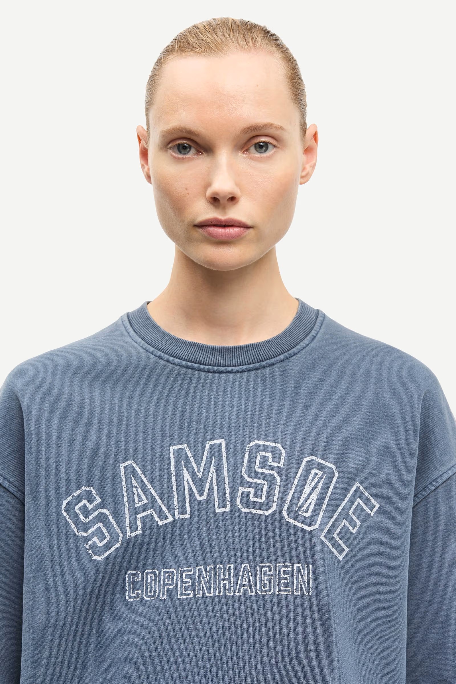 Samsøe - Savan Genser - Ombre Blue Pigment - Bilde 7