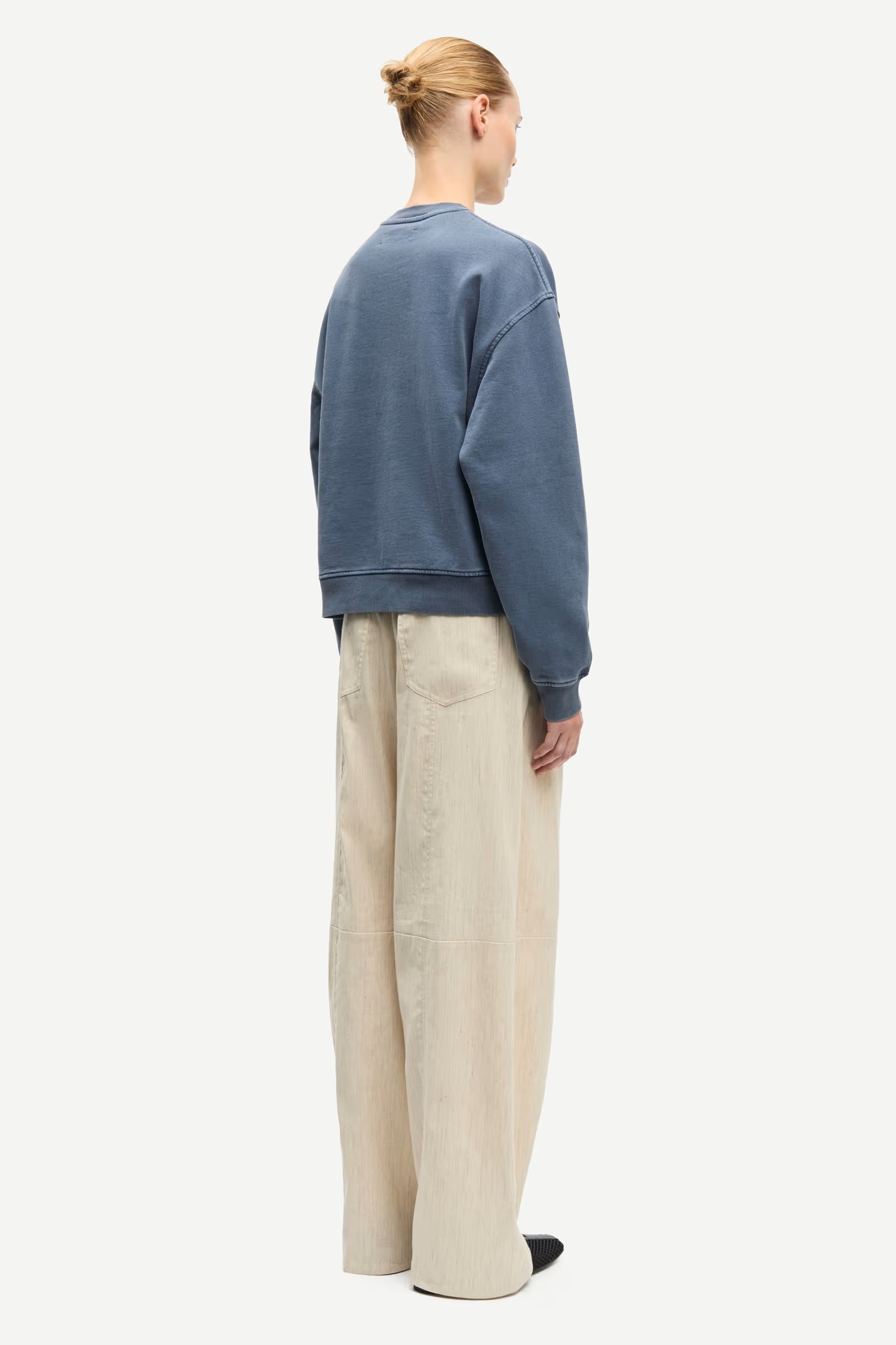 Samsøe - Savan Genser - Ombre Blue Pigment - Bilde 6