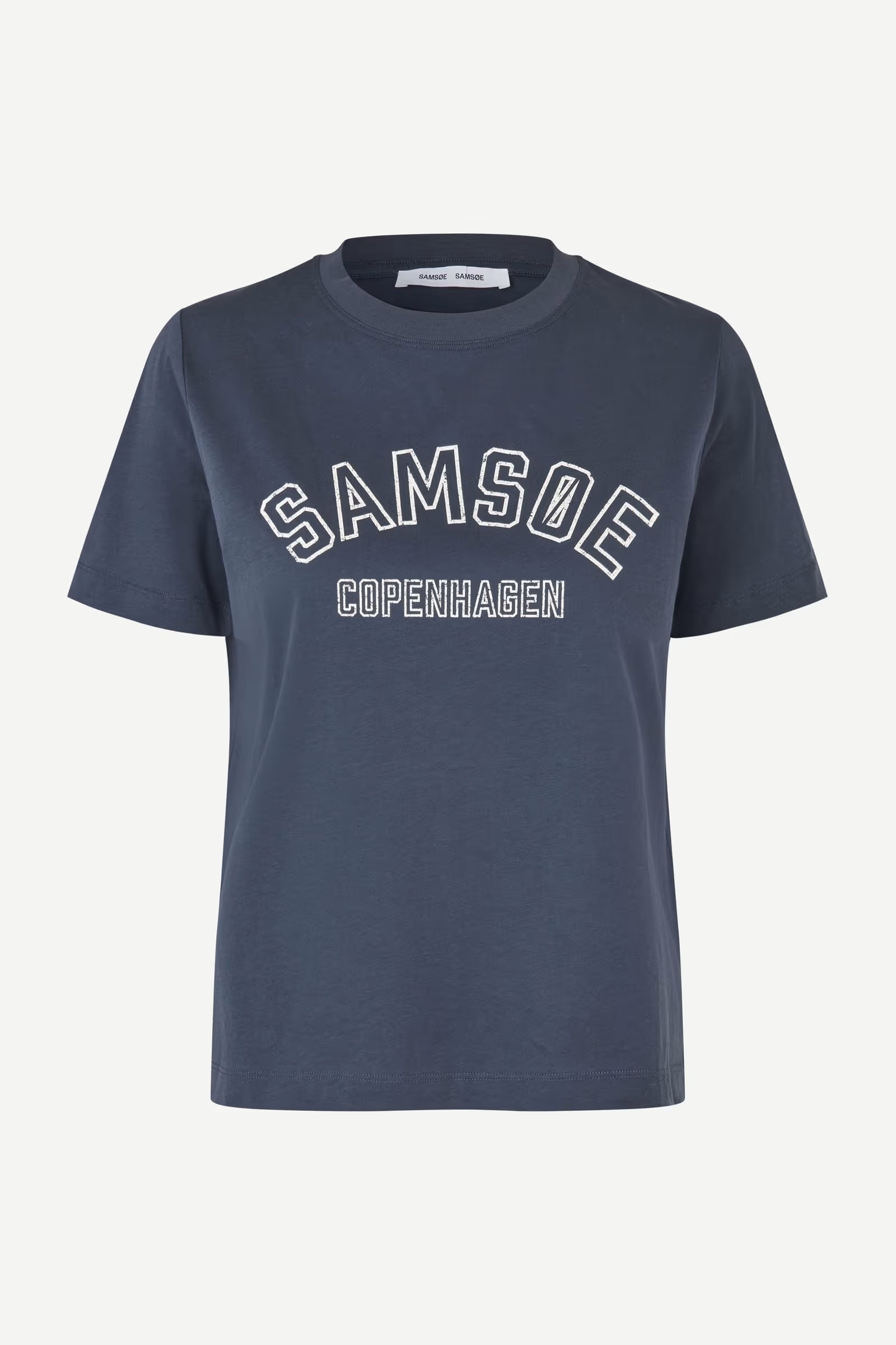 Samsøe - Sacamino Tshirt - Ombre Blue Logo - Bilde 2