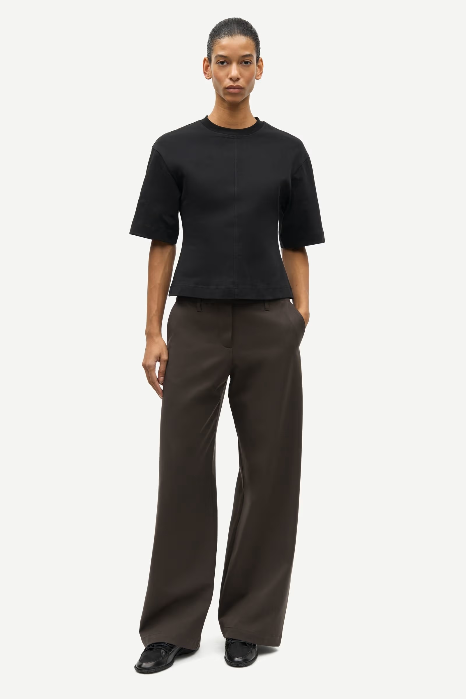 Samsøe - Sadisas Tshirt - Jet Black - Bilde 6