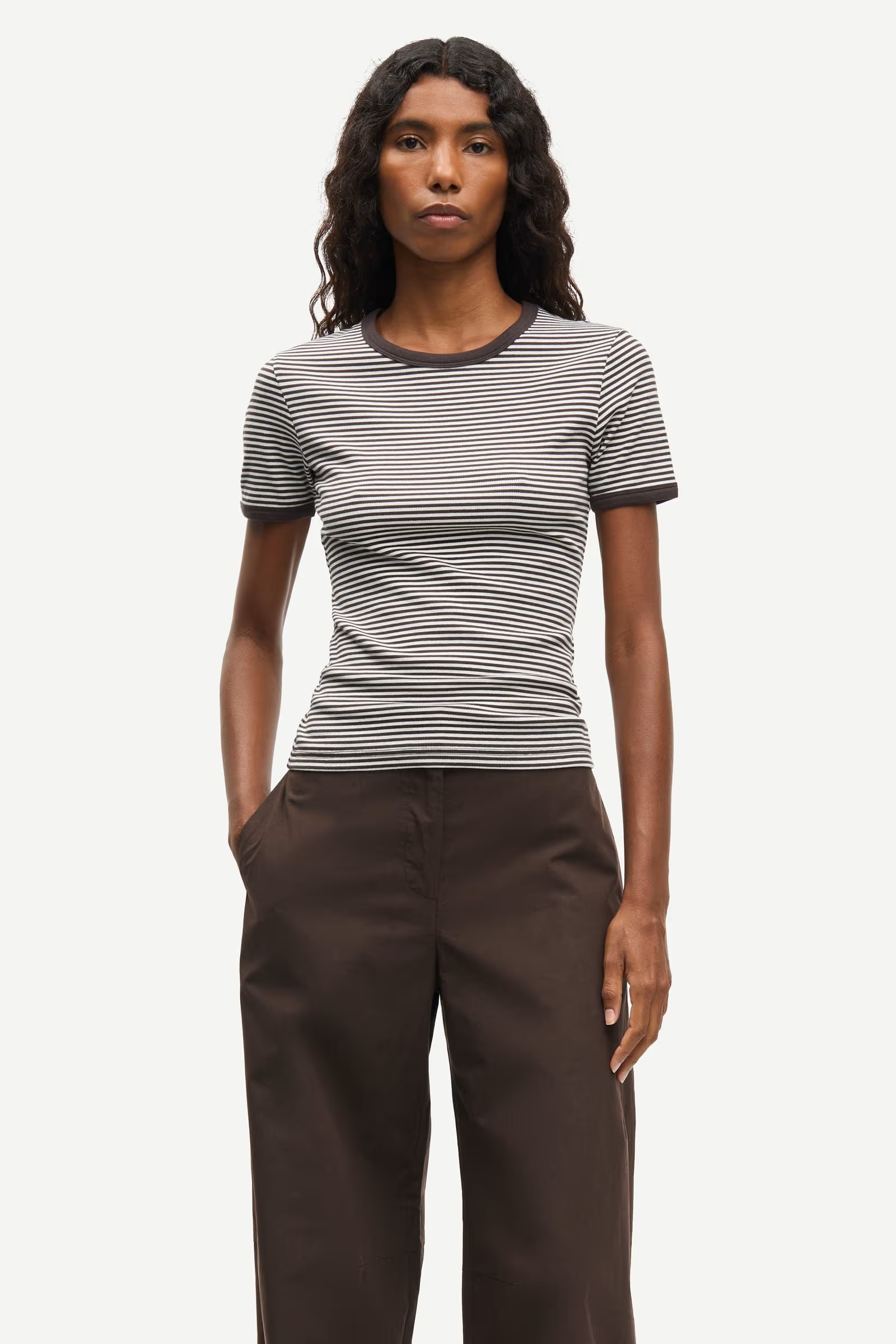 Samsøe - Salinas Tshirt - Mulch Stripe