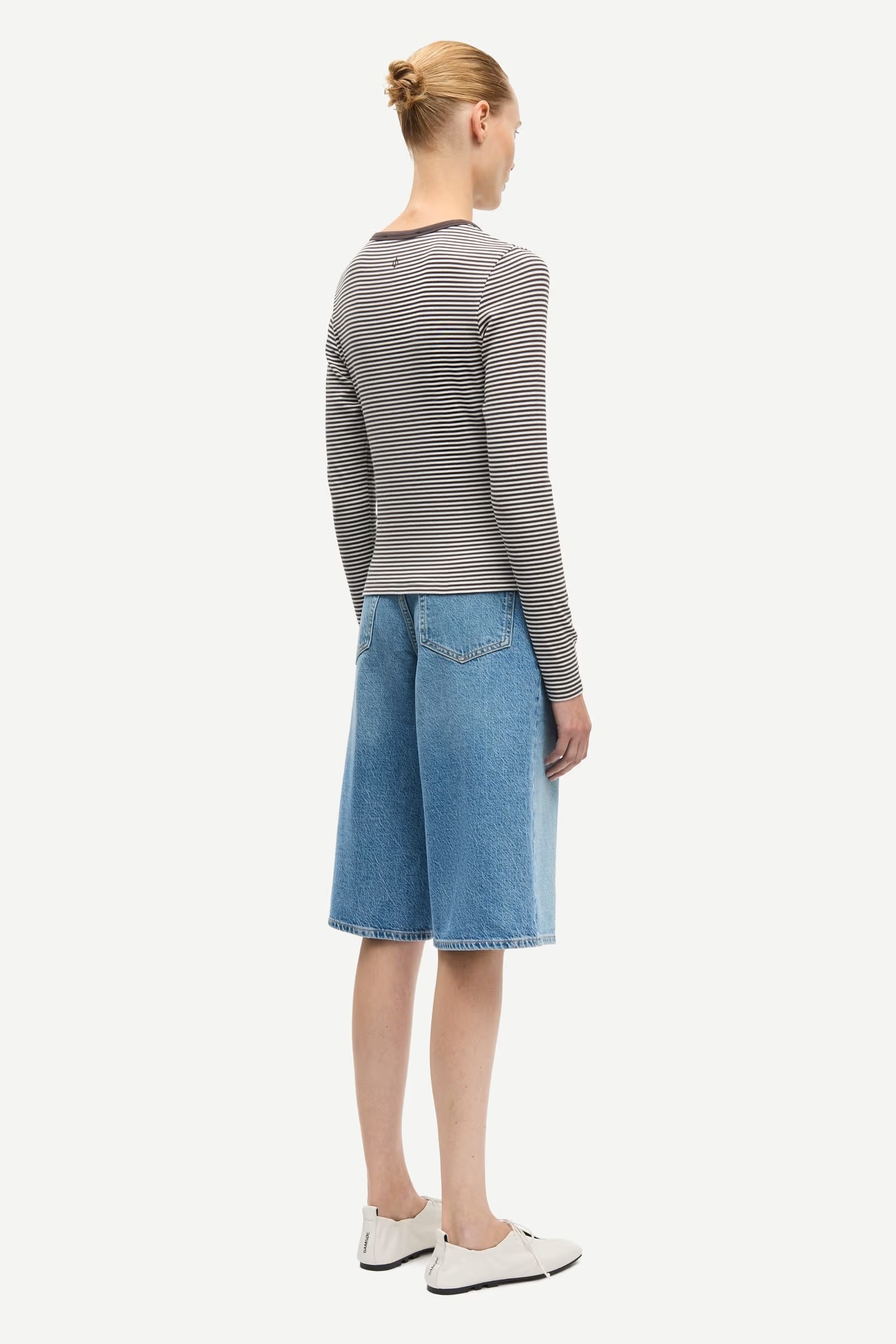 Samsøe - Saalexo Cardigan - Mulch Stripe - Bilde 7