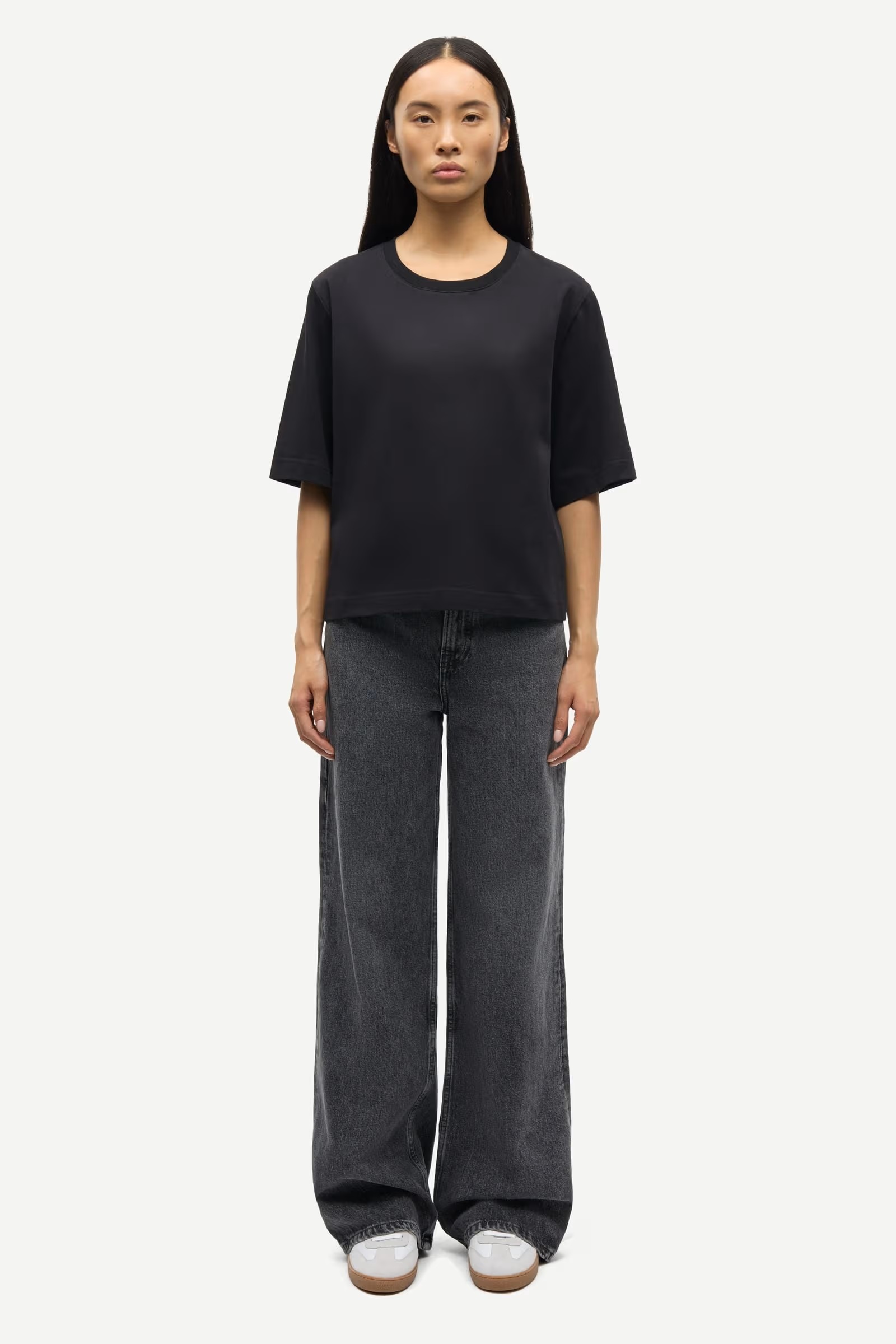 Samsøe - Saabby Tshirt - Black - Bilde 6