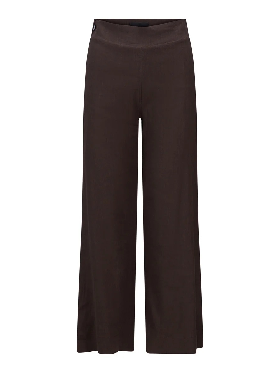 Ella & il - Molly Stretch Lin Bukse - Dark Brown - Bilde 2