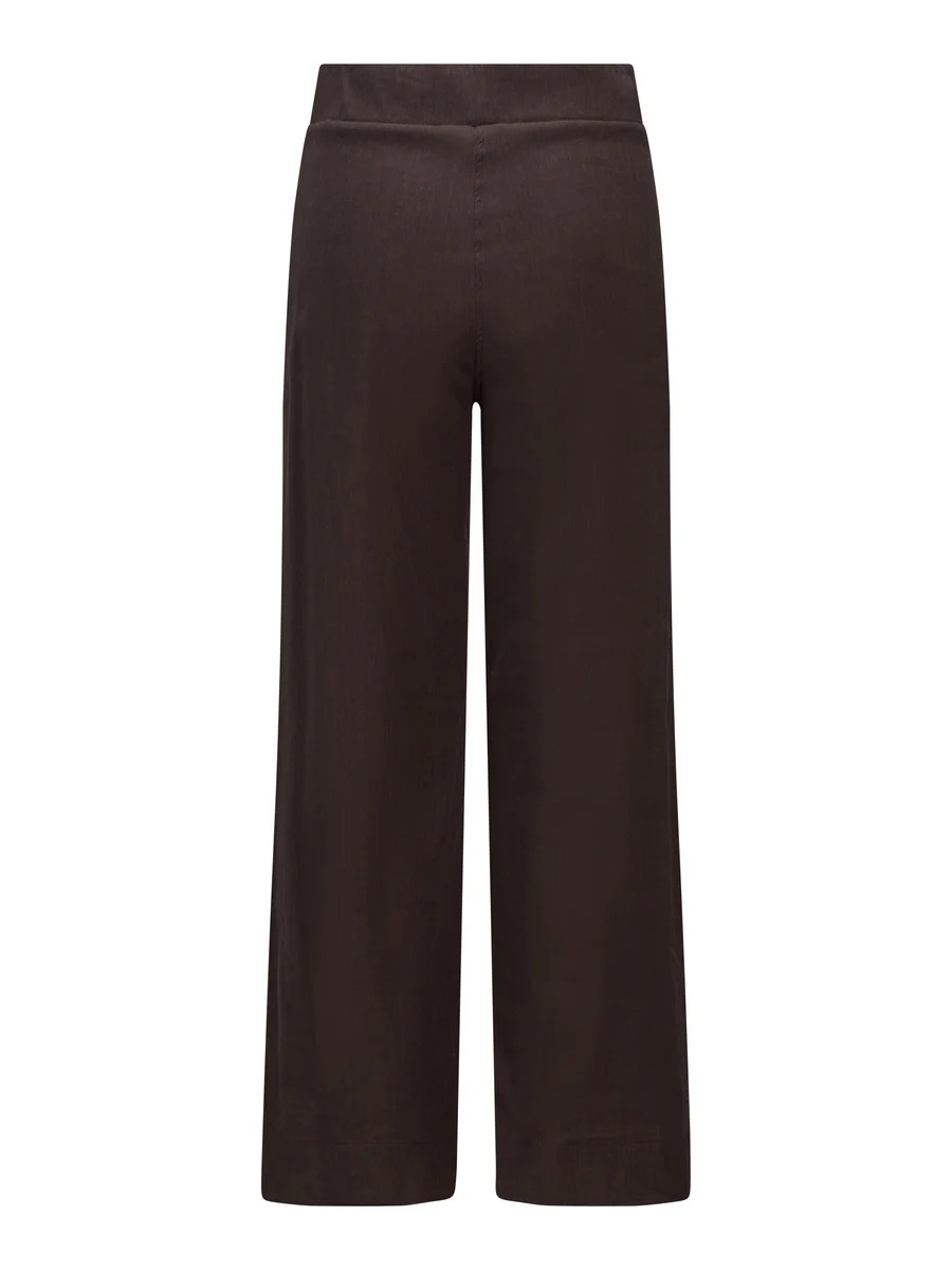 Ella & il - Molly Stretch Lin Bukse - Dark Brown - Bilde 3