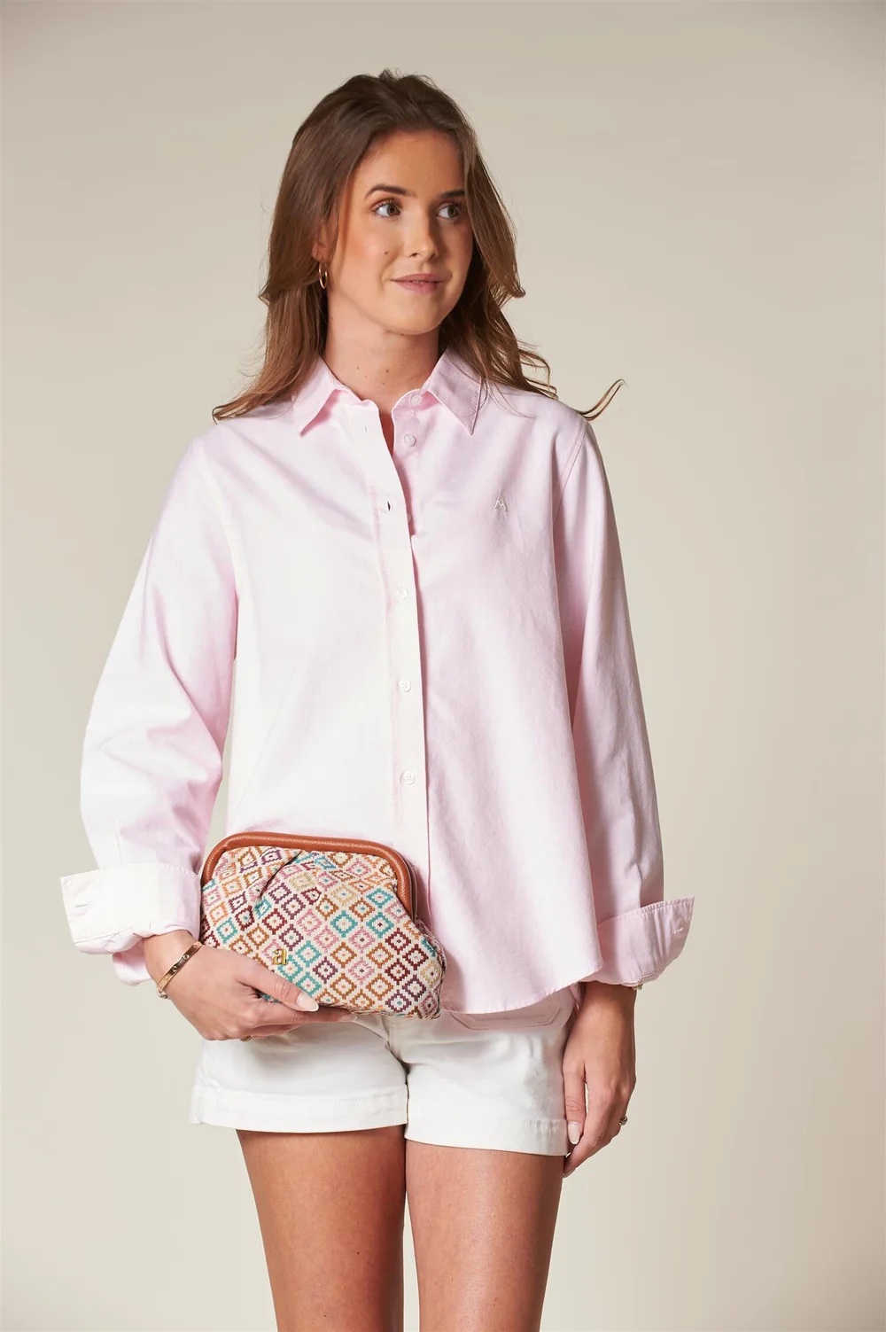 Arnie says - ARC Oxford Classic Skjorte - Lt Pink - Bilde 5