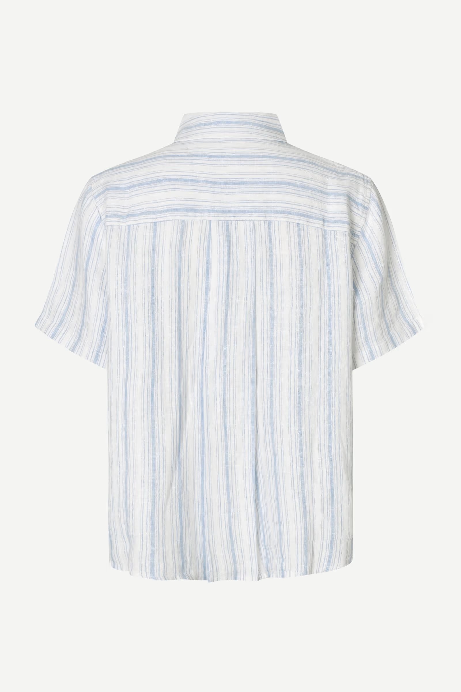 Samsøe - Samina ss Skjorte - Clear Blue Stripe - Bilde 7