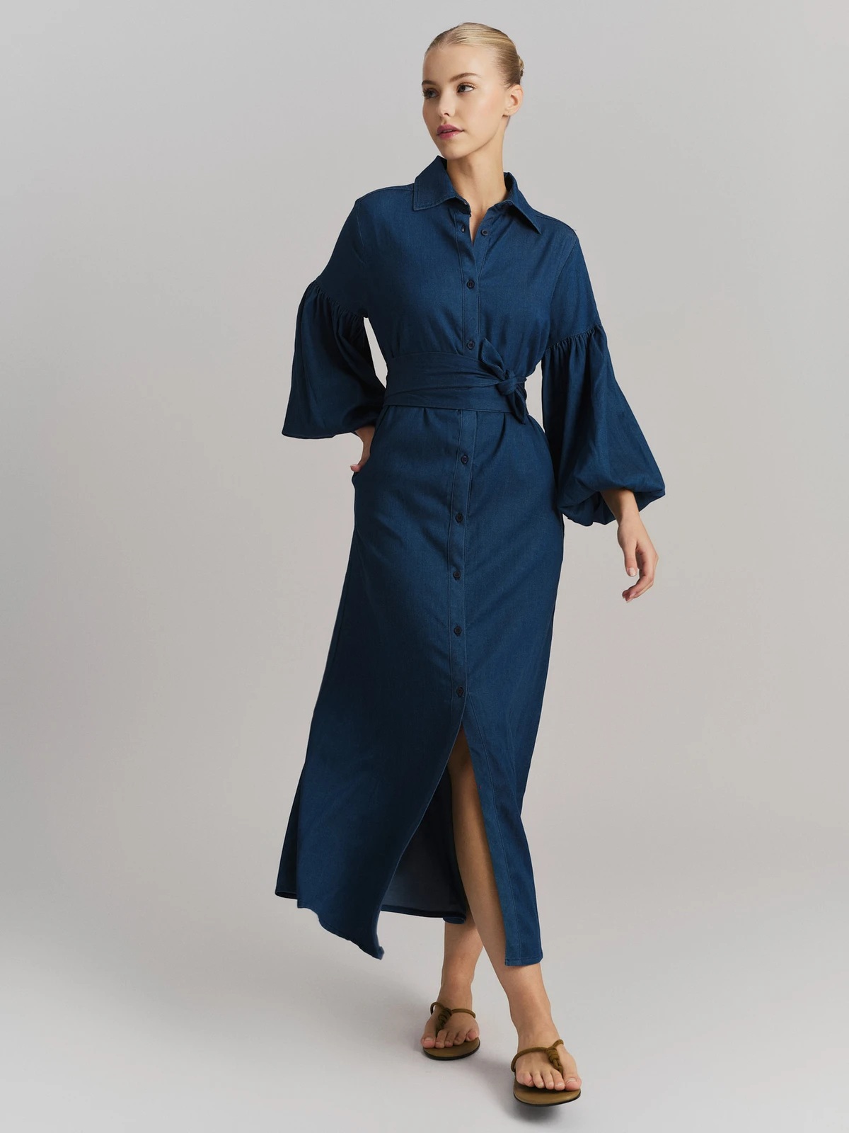 Ella & il - Inez Tencel Kjole - Dark Blue