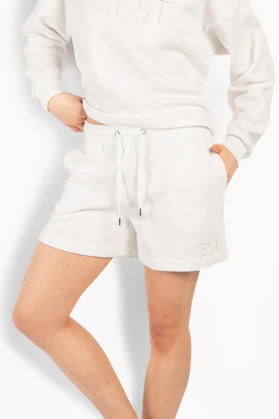 HÉST - Gabriela Shorts - White Alyssum
