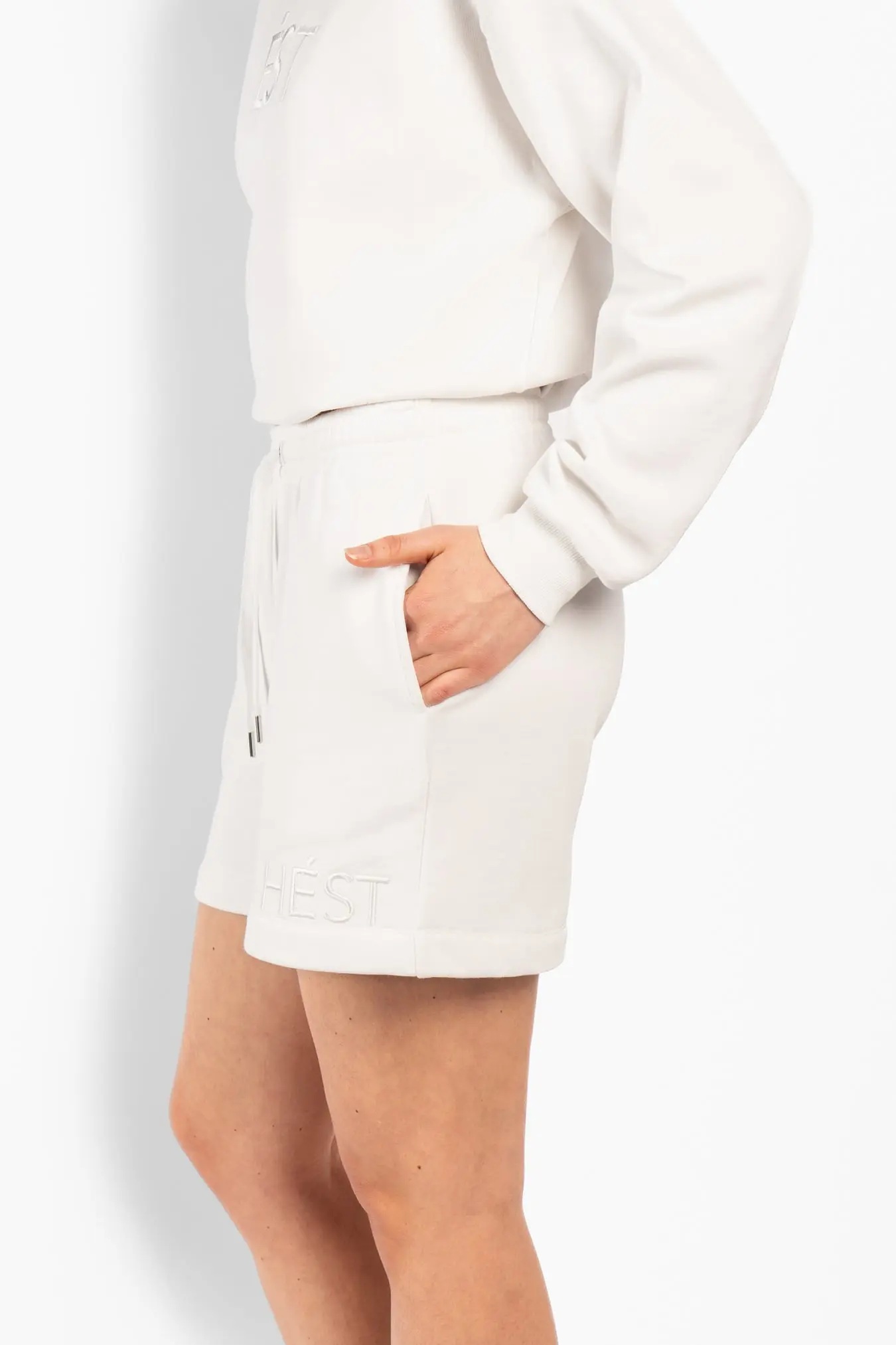 HÉST - Gabriela Shorts - White Alyssum - Bilde 5