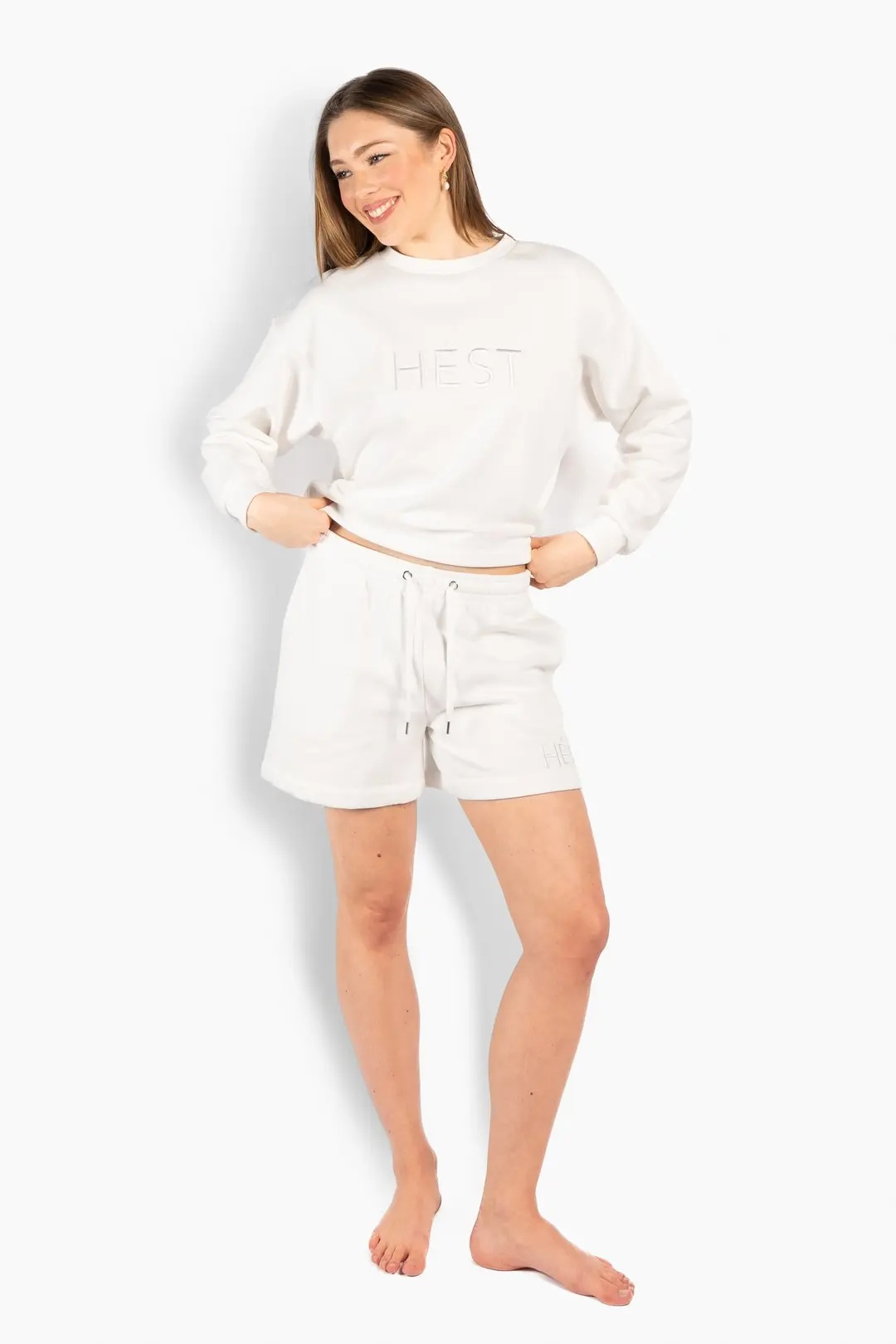 HÉST - Gabriela Shorts - White Alyssum - Bilde 4