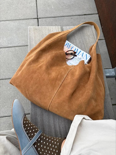 Becksøndergaard - Suede Siena Veske - Almond Brown - Bilde 3