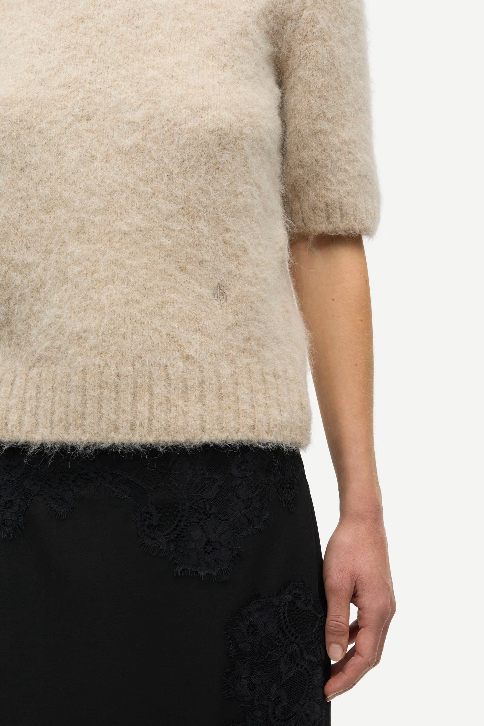 Samsøe - Sajeanne Ull Topp - Blush Beige - Bilde 2
