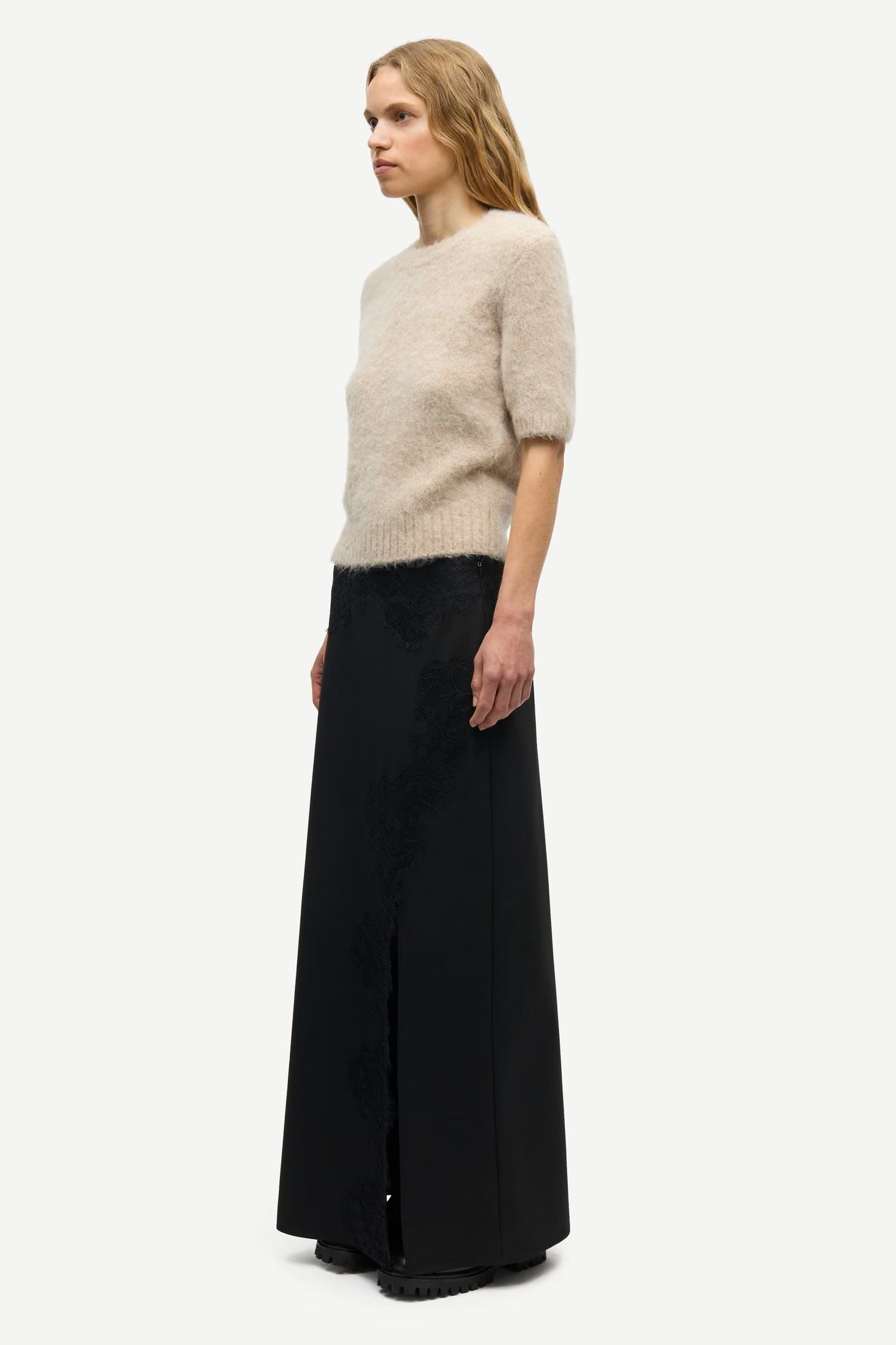 Samsøe - Sajeanne Ull Topp - Blush Beige - Bilde 4