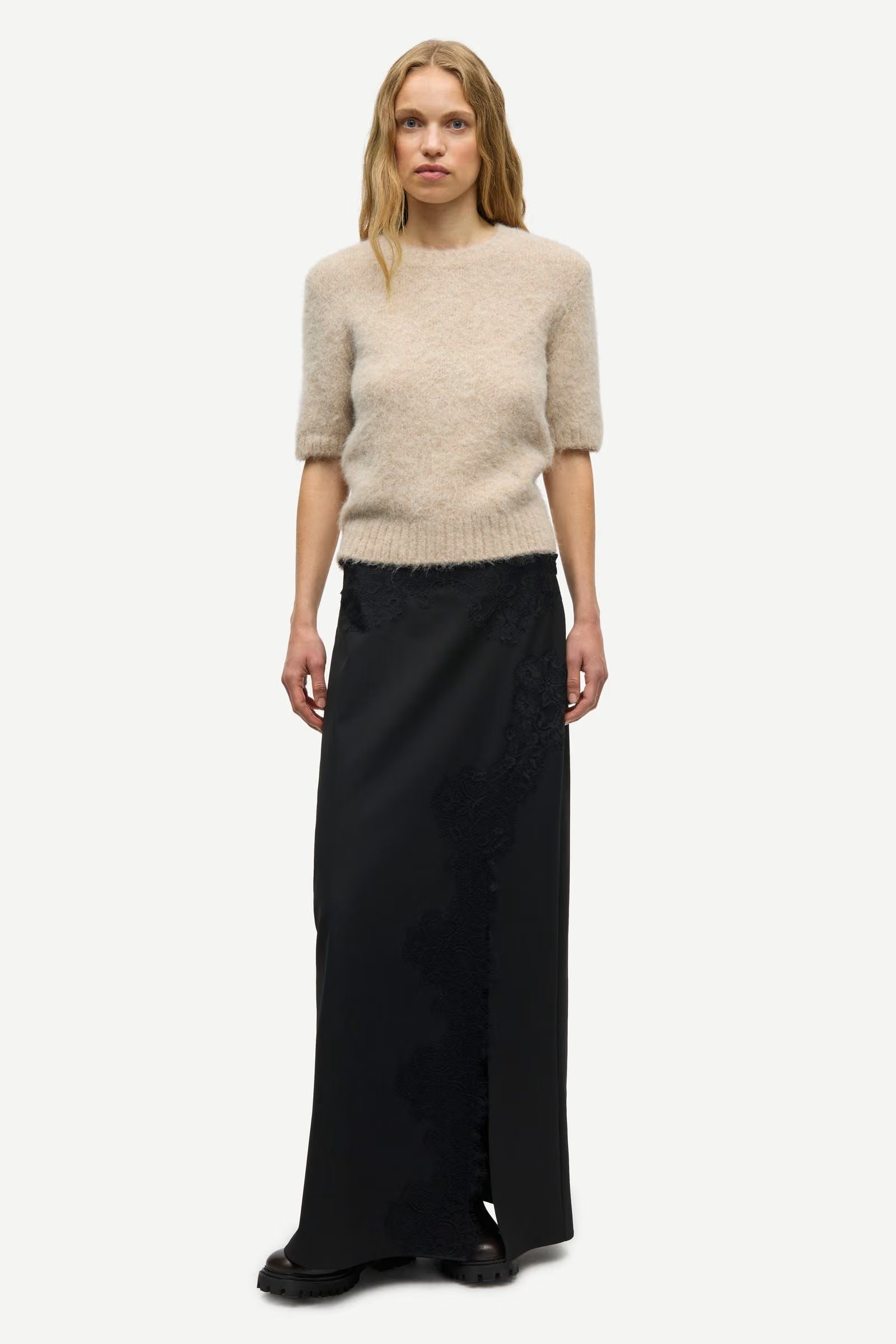 Samsøe - Sajeanne Ull Topp - Blush Beige - Bilde 5