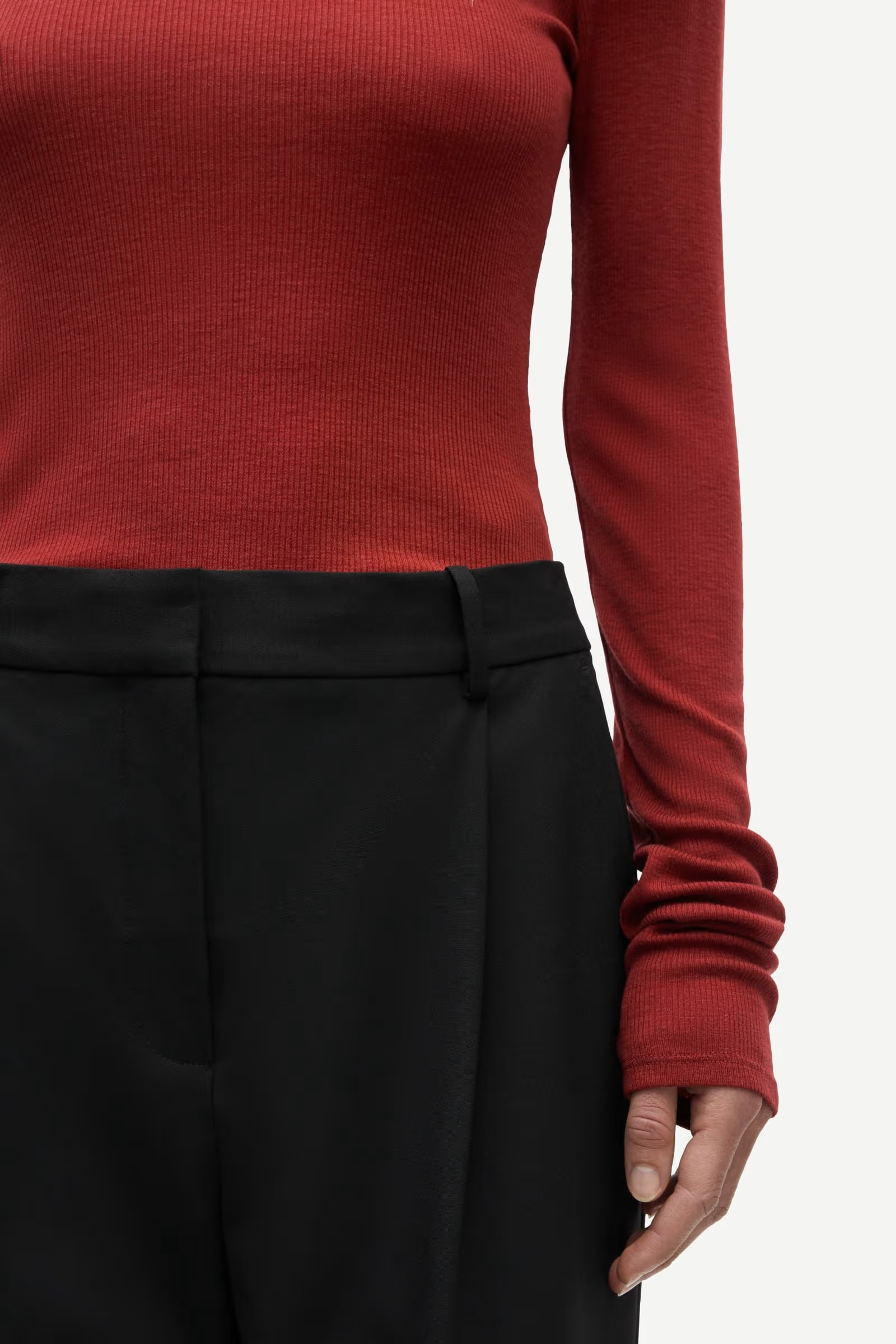 Samsøe - Sasonnet ls Topp - Sundried Tomato - Bilde 3