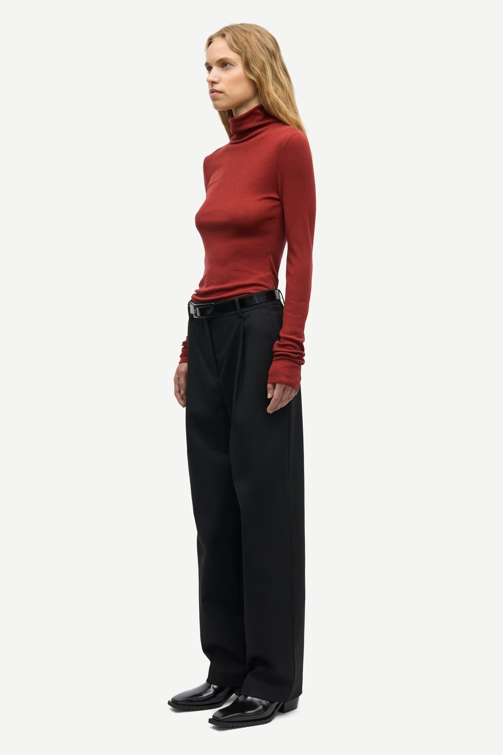 Samsøe - Sasonnet ls Topp - Sundried Tomato - Bilde 5