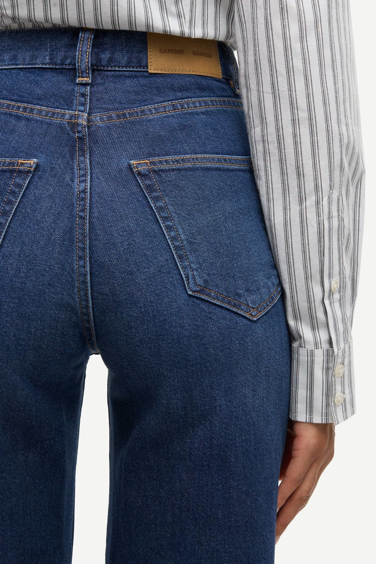Samsøe - Sarebecca Jeans Tuck - Paris Blue Comfort - Bilde 2